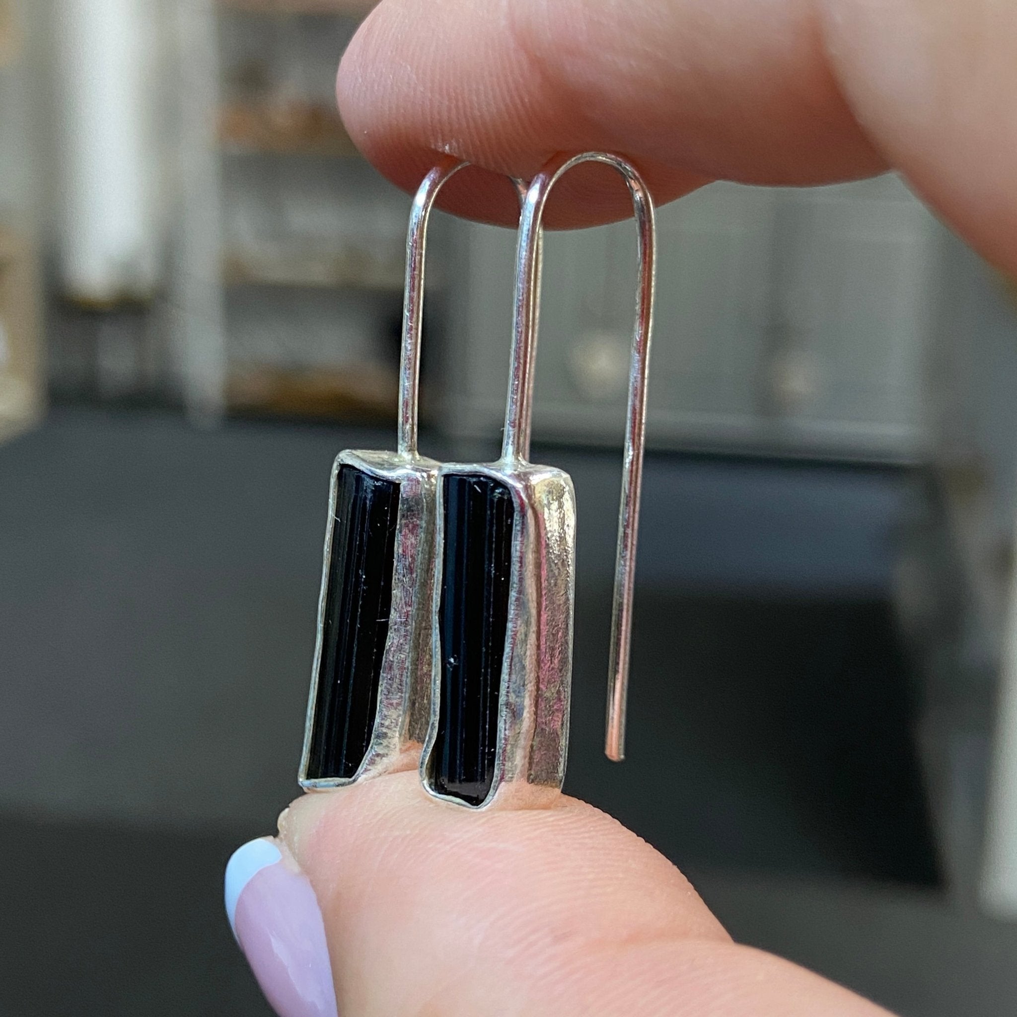 Verdelite Tourmaline Earrings – Bespoke by Song of the Sea