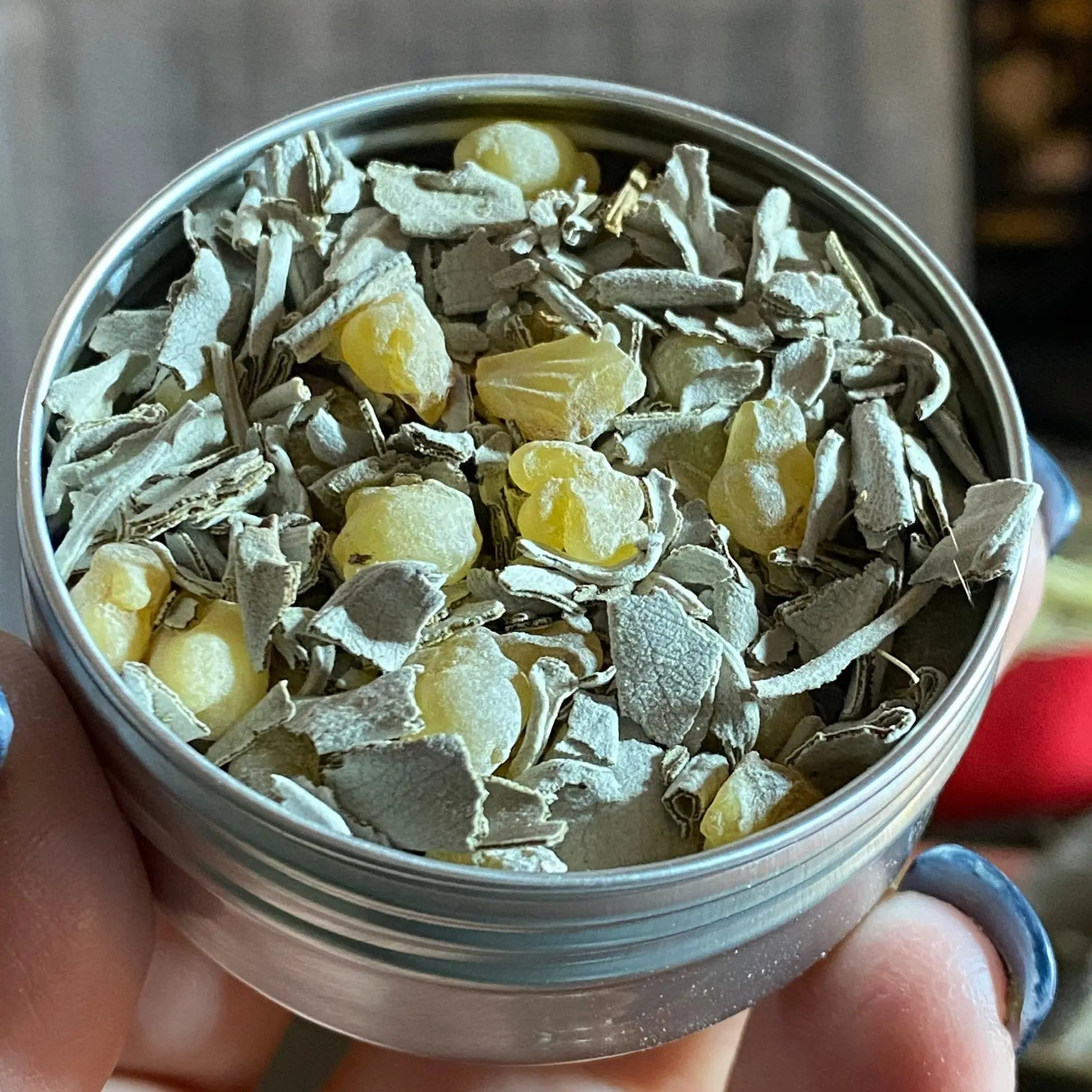 Smudge In A Tin Castle Rocks Cornwall