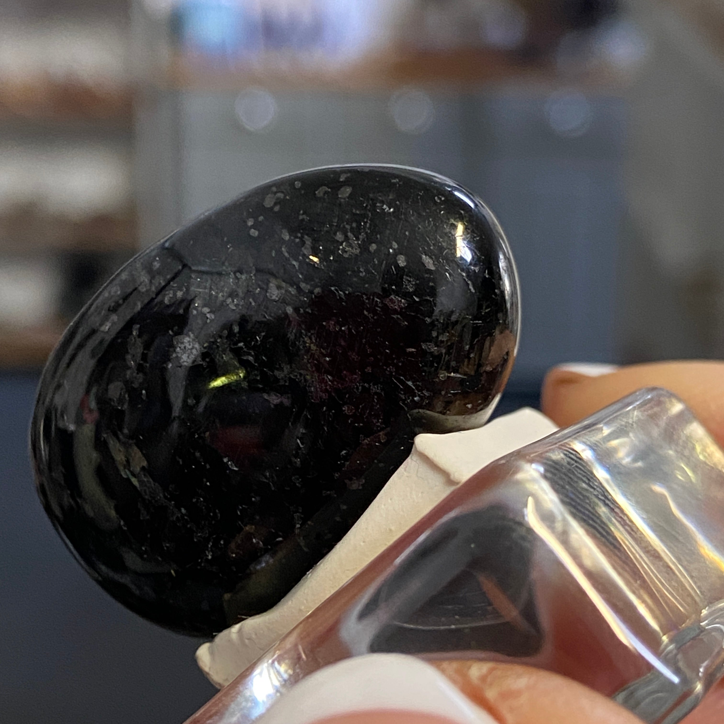 The Best Nuummite from Greenland - Tumbled Stone - AAA