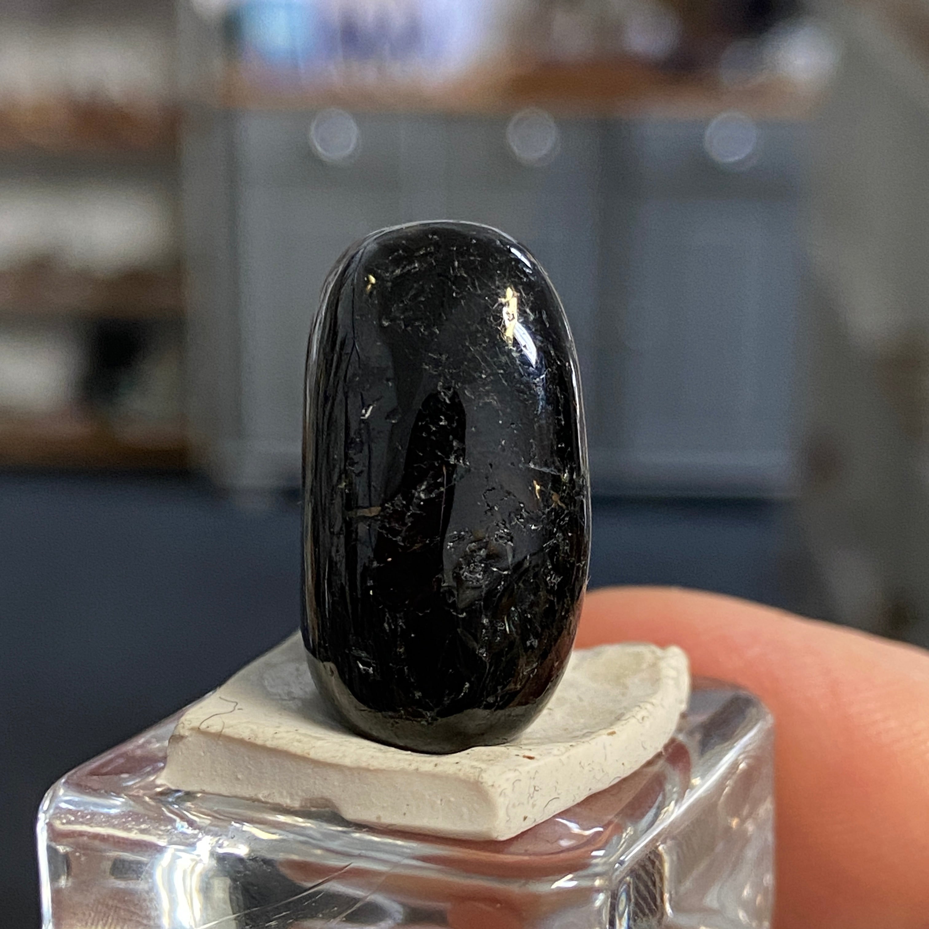 The Best Nuummite from Greenland - Tumbled Stone - AAA