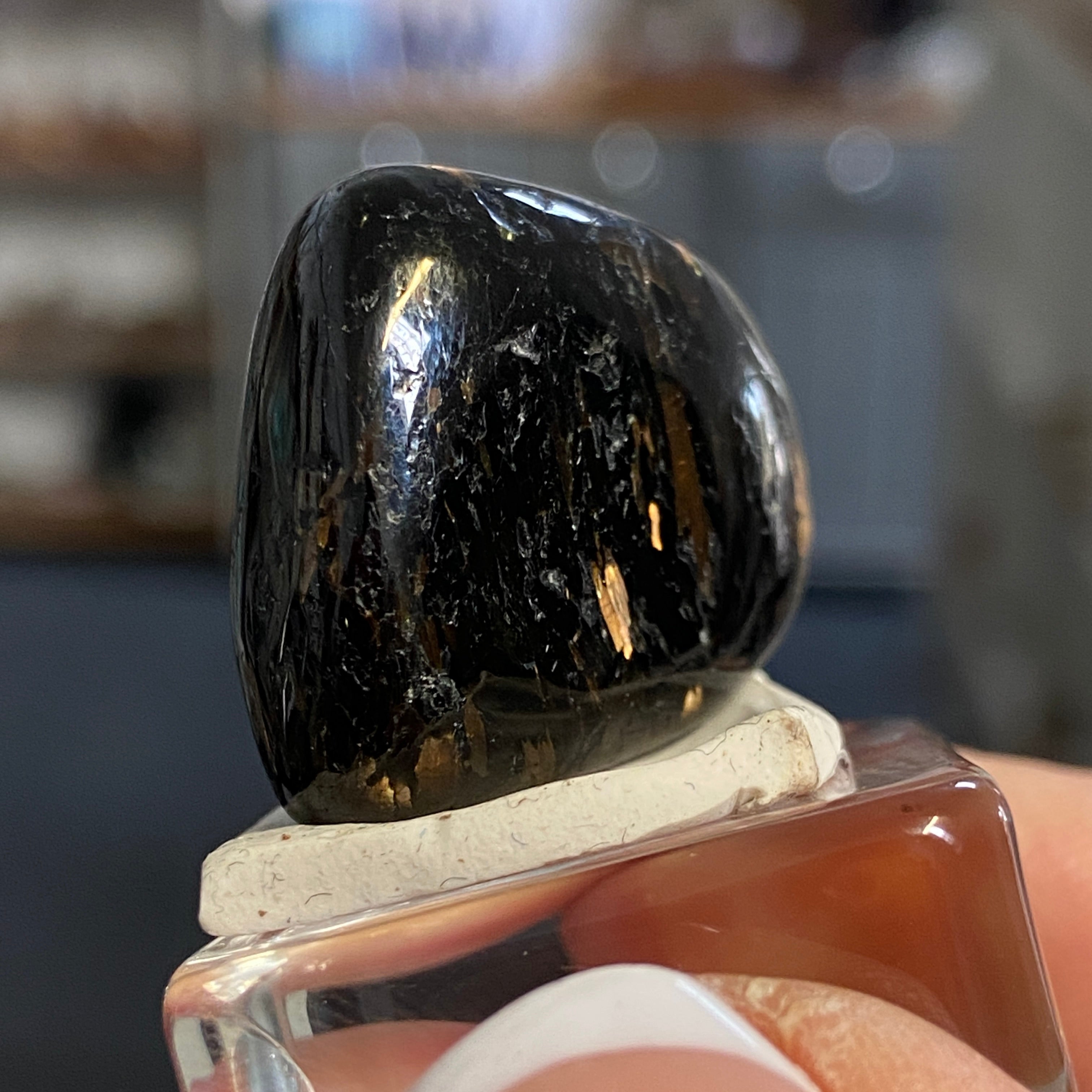 The Best Nuummite from Greenland - Tumbled Stone - AAA