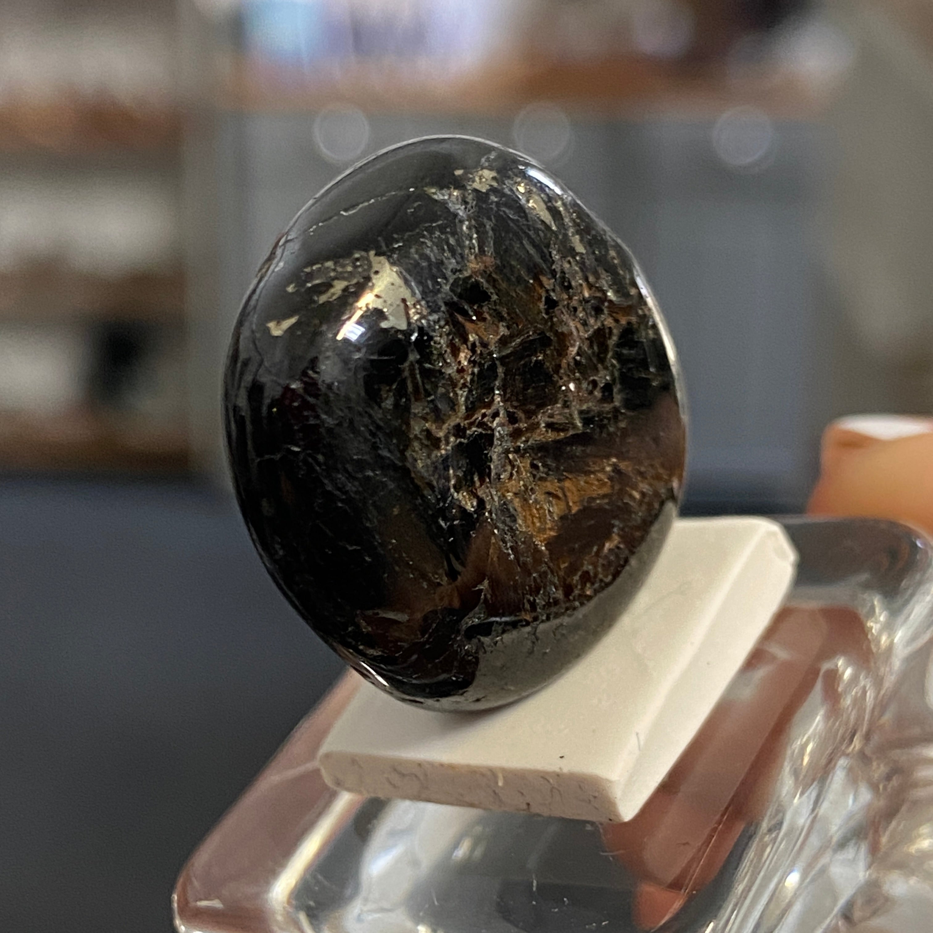 The Best Nuummite from Greenland - Tumbled Stone - AAA