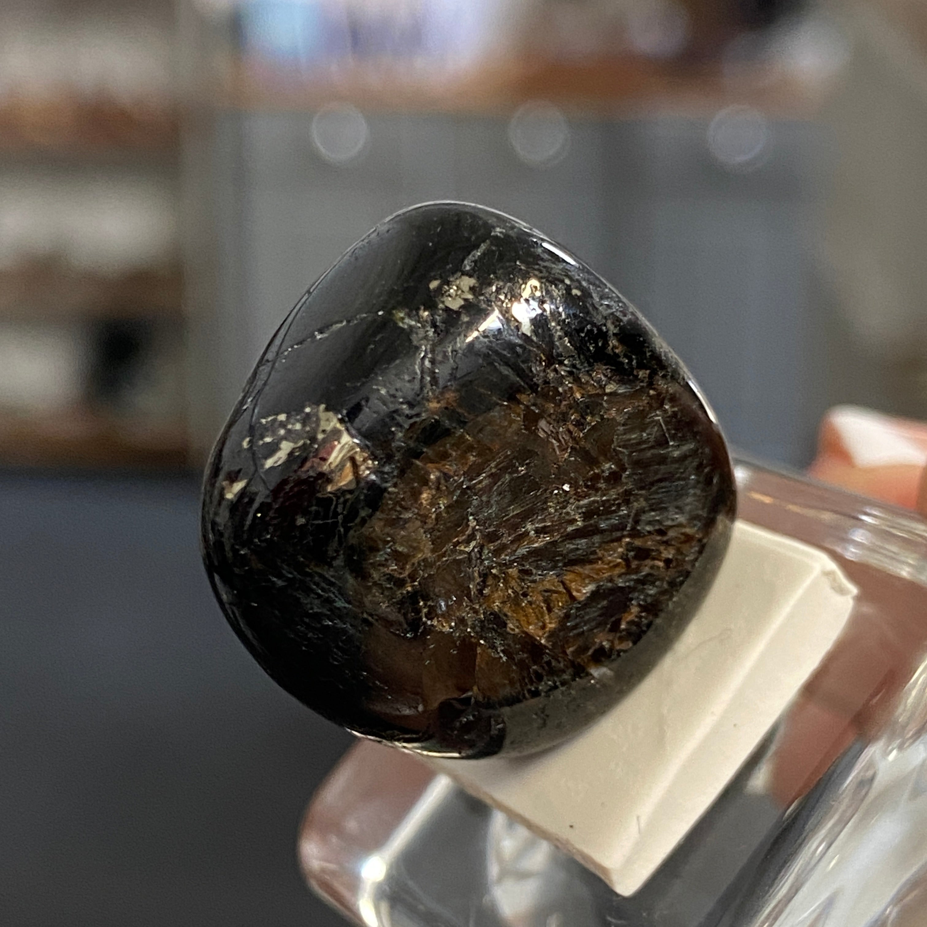 The Best Nuummite from Greenland - Tumbled Stone - AAA