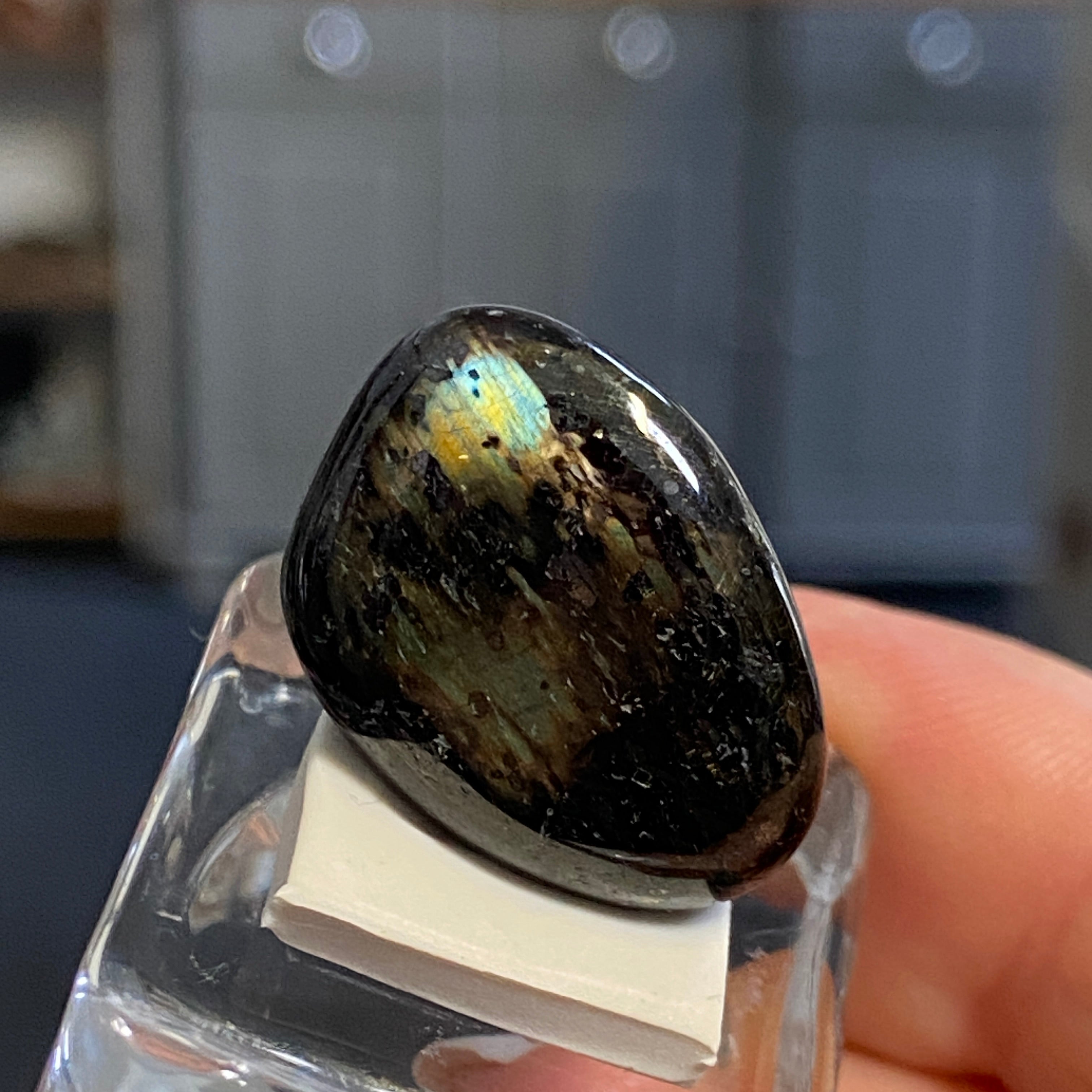 The Best Nuummite from Greenland - Tumbled Stone - AAA