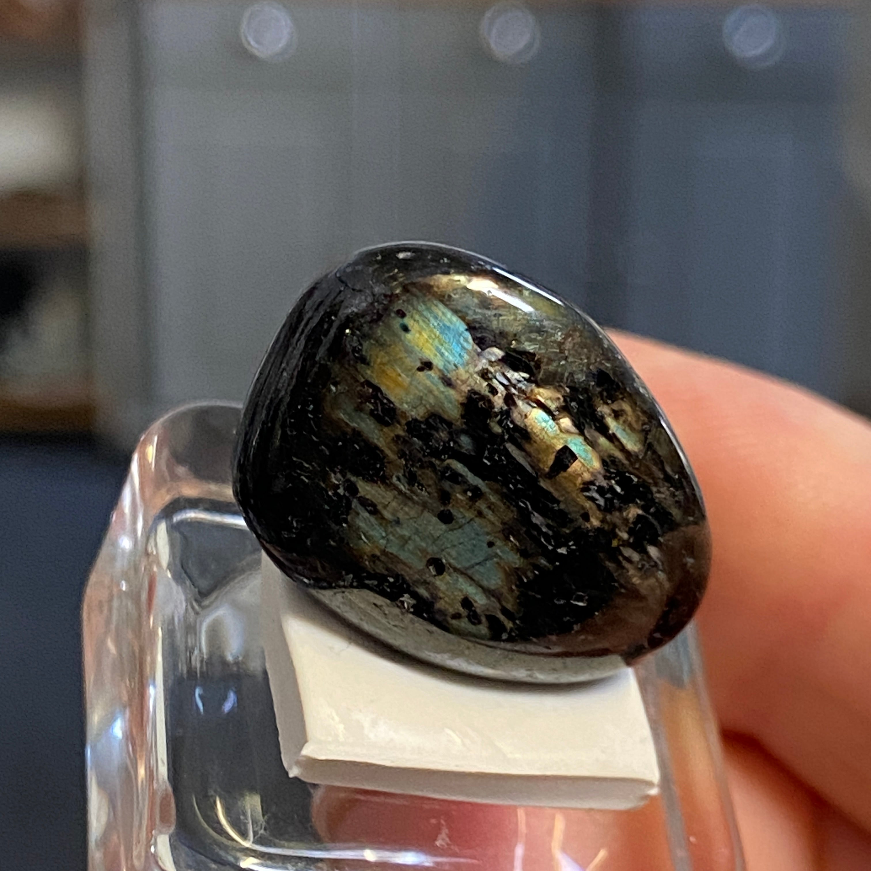 The Best Nuummite from Greenland - Tumbled Stone - AAA