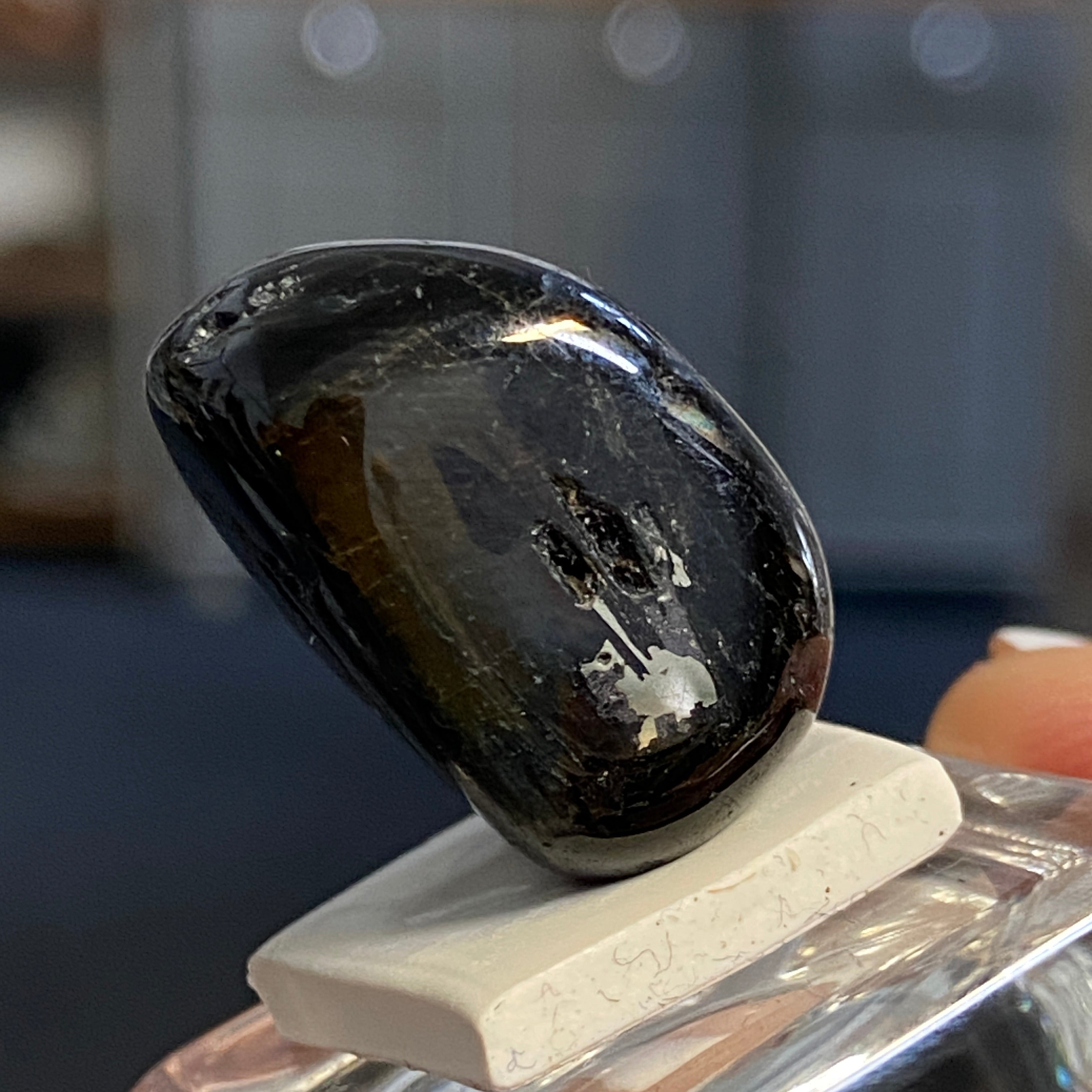 The Best Nuummite from Greenland - Tumbled Stone - AAA