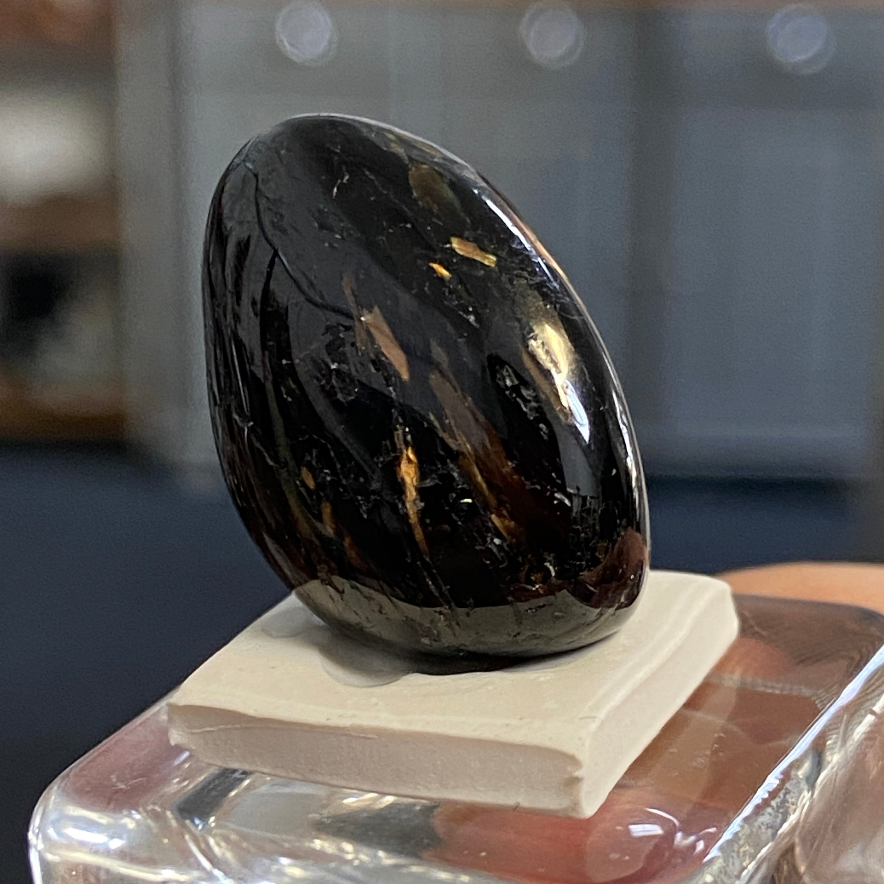 The Best Nuummite from Greenland - Tumbled Stone - AAA