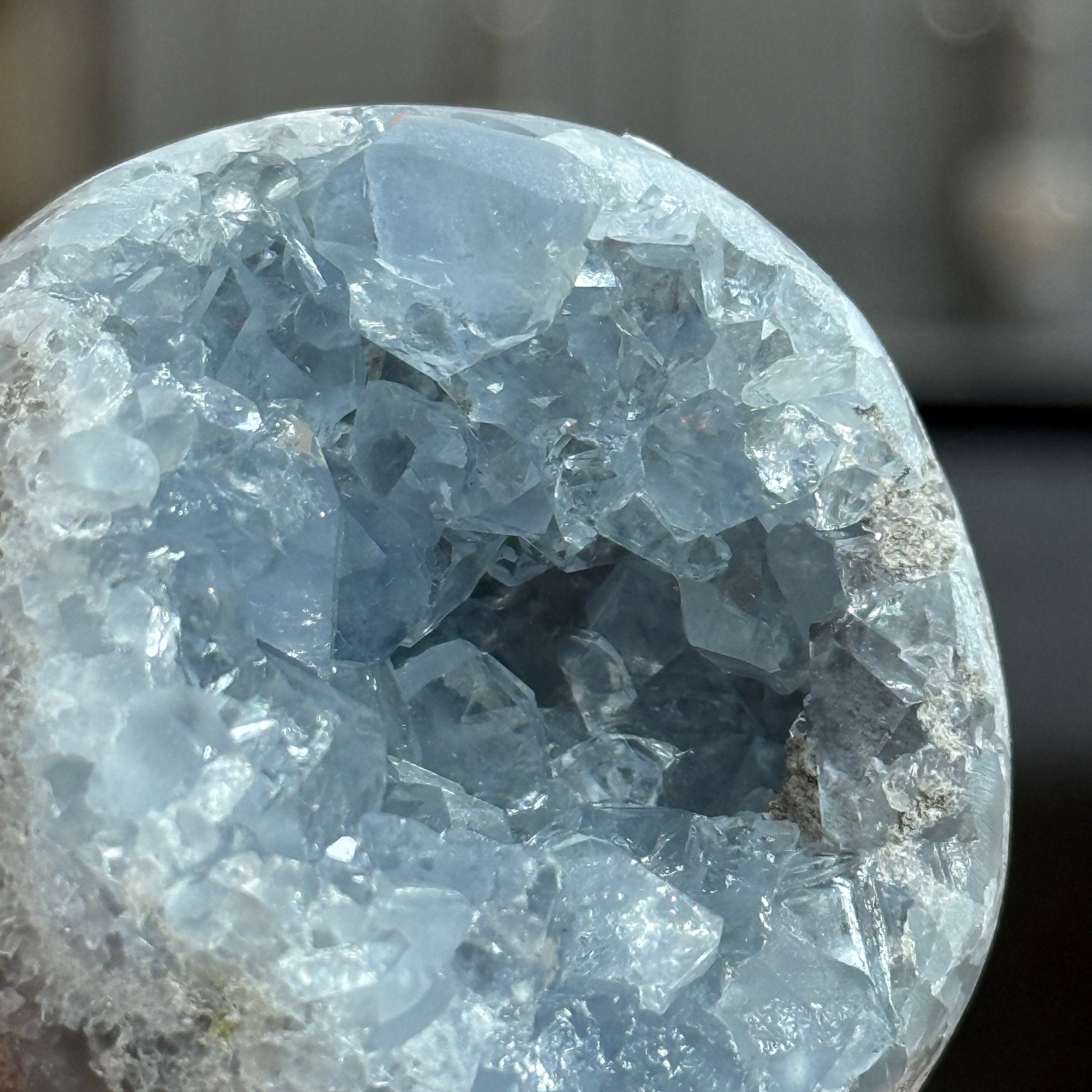 💙 Celestite Sphere – Madagascar