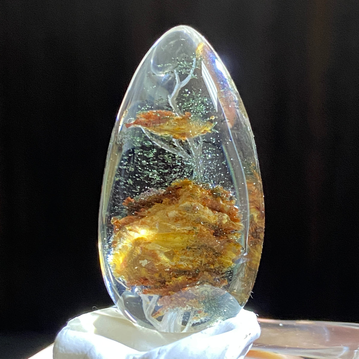 The Celestial Tree of Life — AAA Diamond-Etched Clear Landscape Quartz