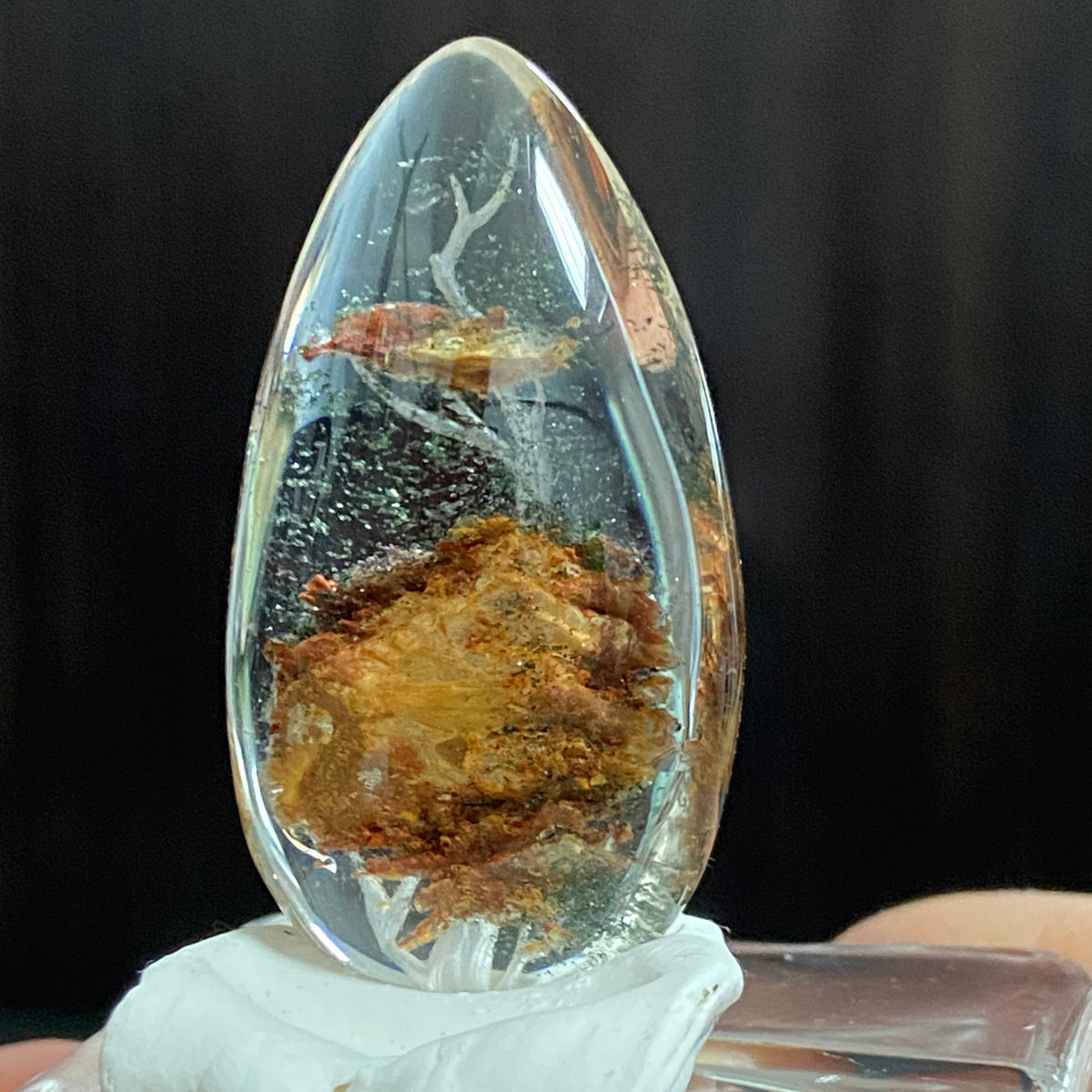 The Celestial Tree of Life — AAA Diamond-Etched Clear Landscape Quartz