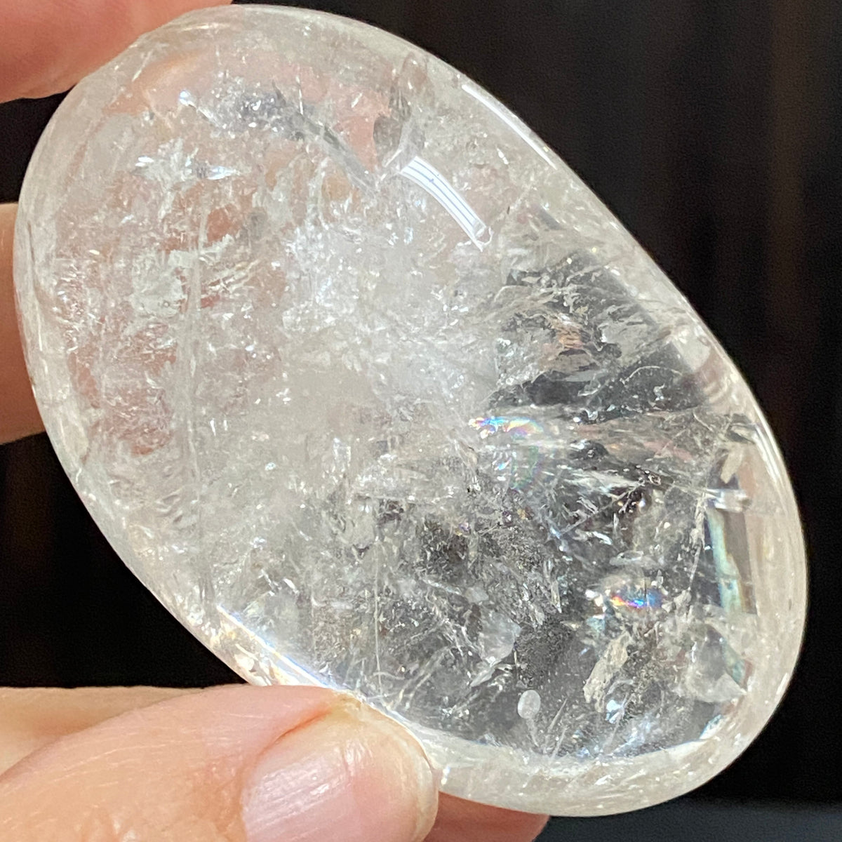 Lemurian Quartz Palmstone – Diamantina Region, Brazil