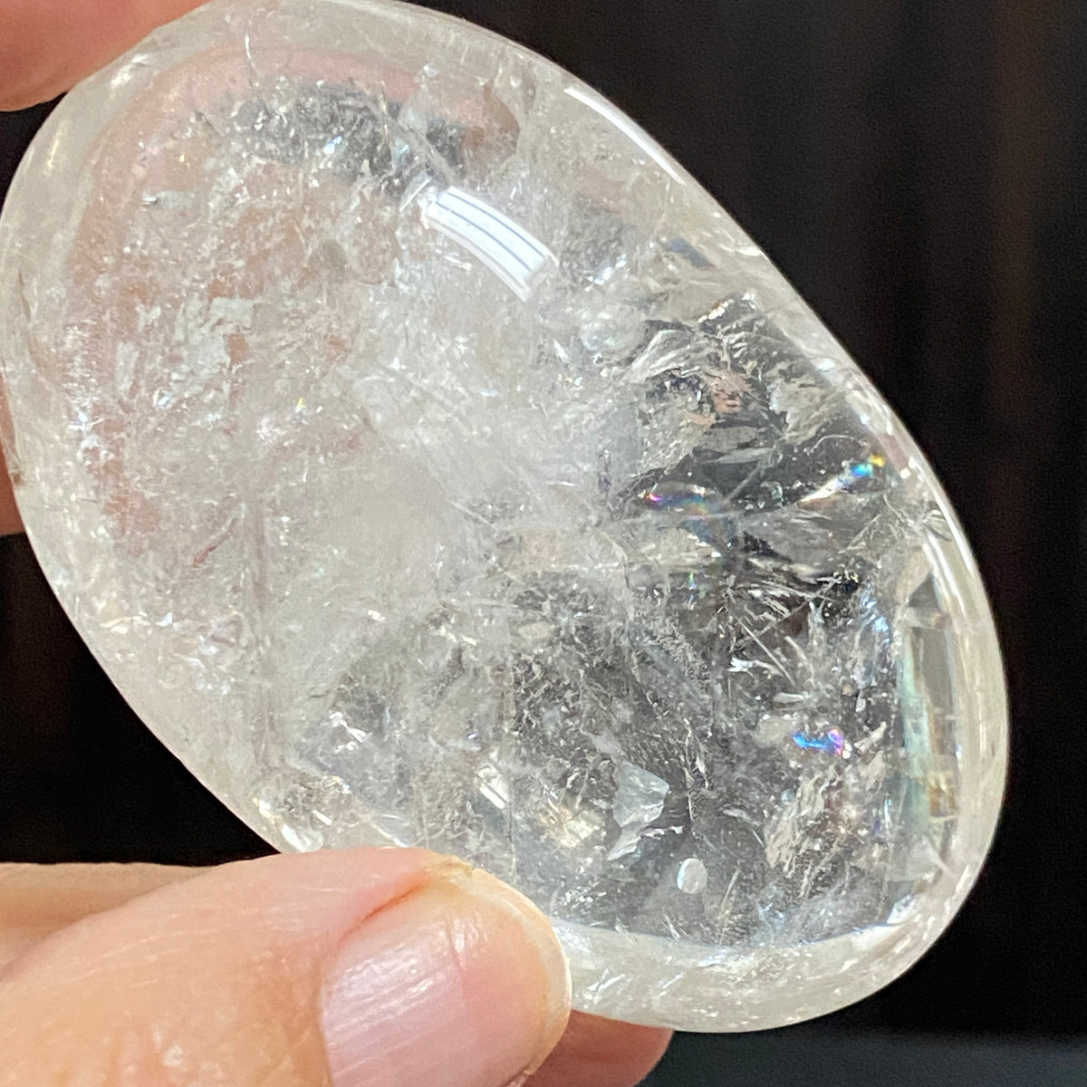 Lemurian Quartz Palmstone – Diamantina Region, Brazil