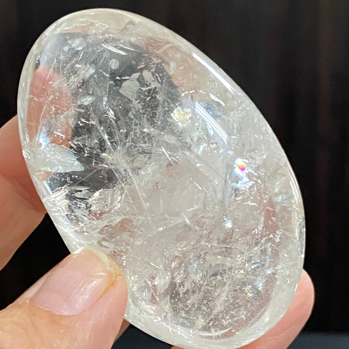Lemurian Quartz Palmstone – Diamantina Region, Brazil
