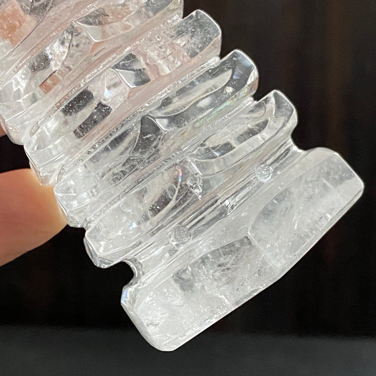 13-Layer Clear Quartz Wenchang Tower – Brazil
