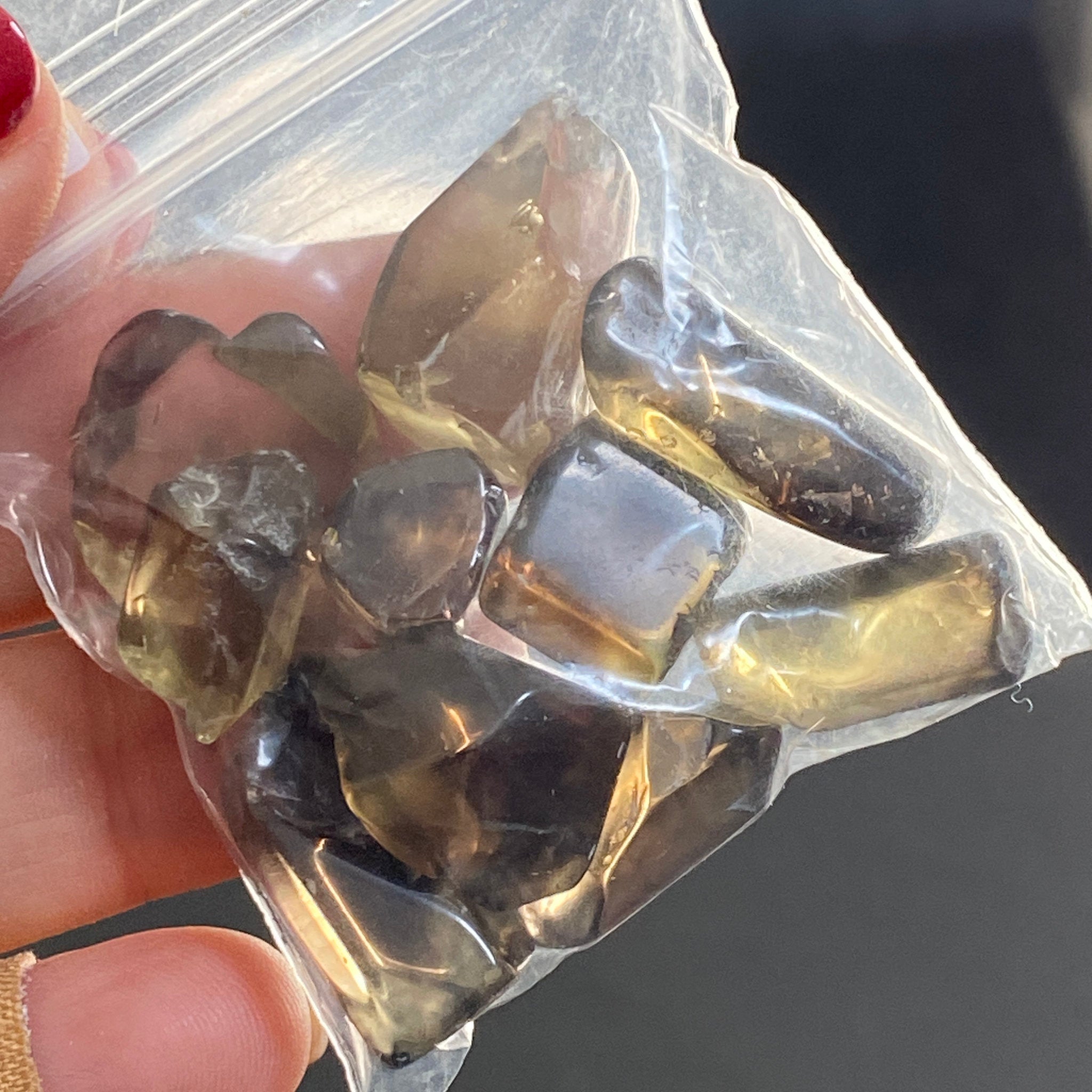 💛 Bag of Natural Smoky Citrine - 10 pieces