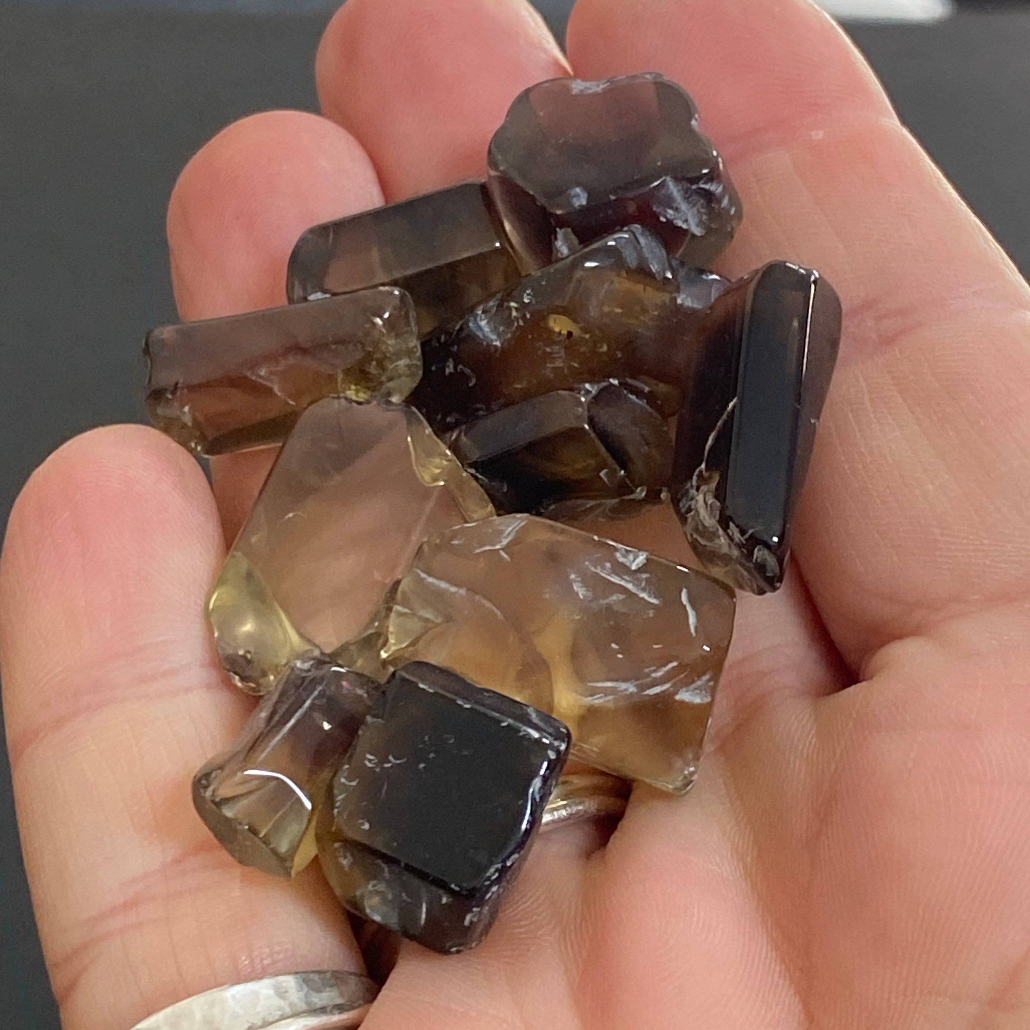 💛 Bag of Natural Smoky Citrine - 10 pieces