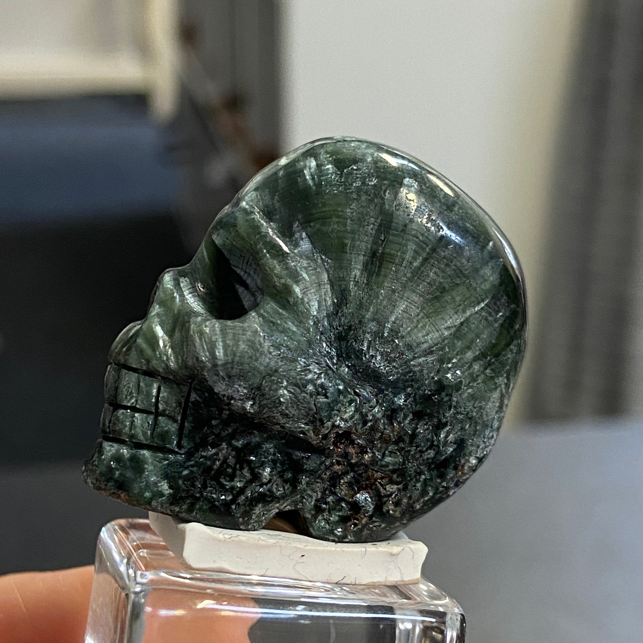 Seraphinite Skull - Russia