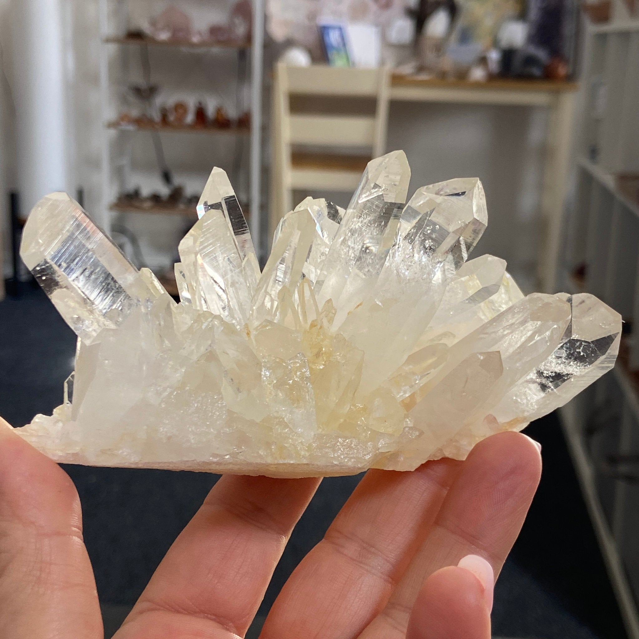Penas Blancas Quartz Cluster - Alpha Lemurian Light - Colombia