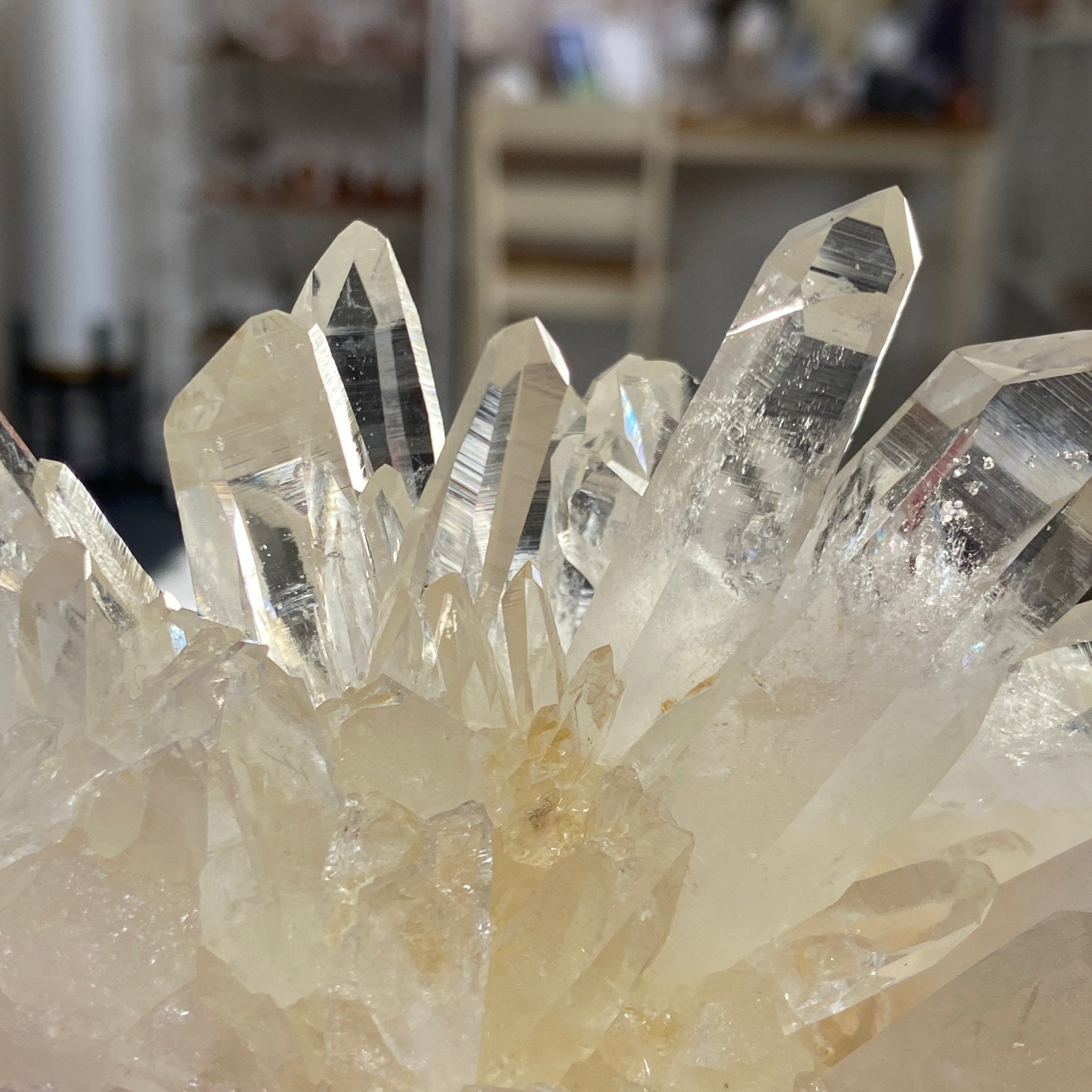 Penas Blancas Quartz Cluster - Alpha Lemurian Light - Colombia