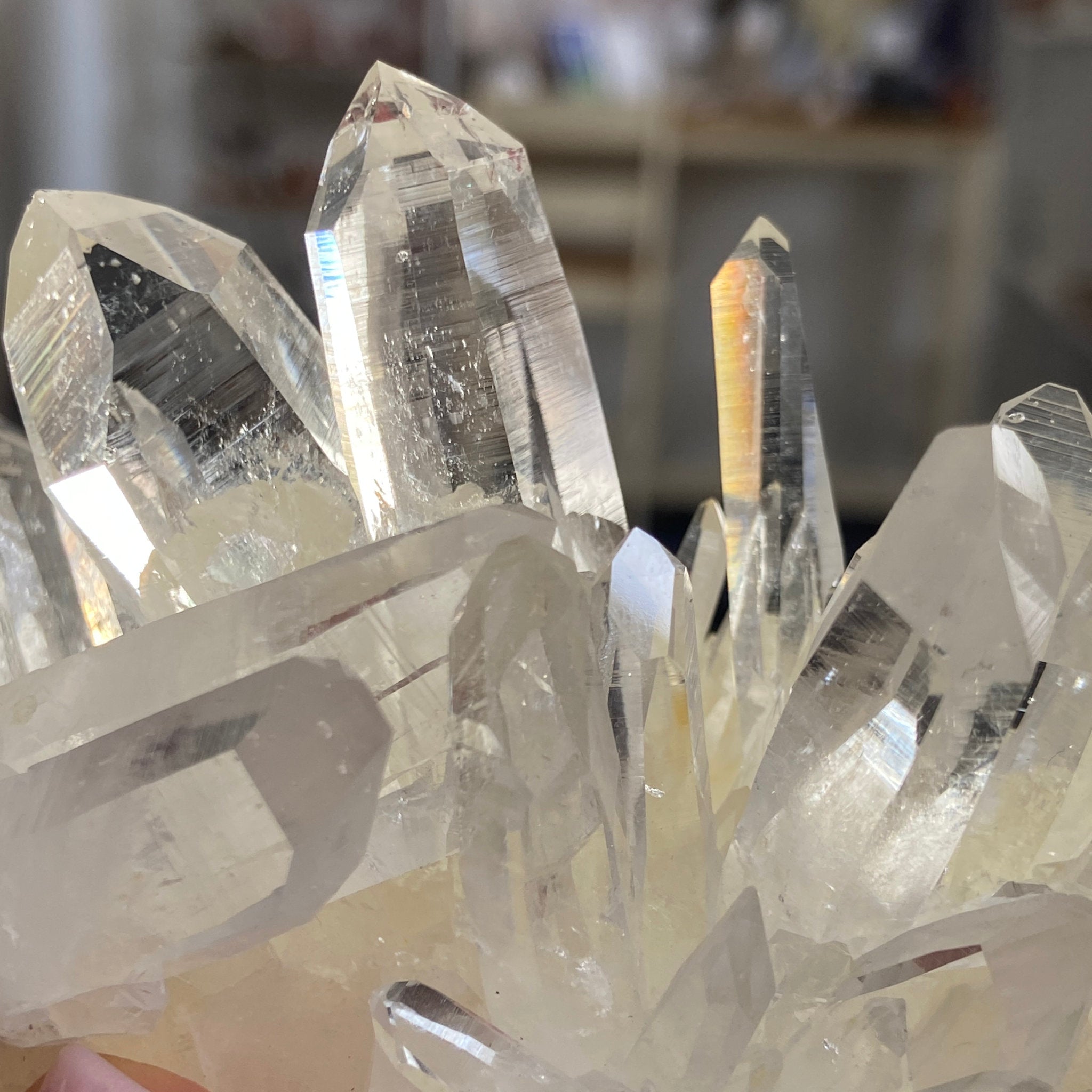 Penas Blancas Quartz Cluster - Alpha Lemurian Light - Colombia