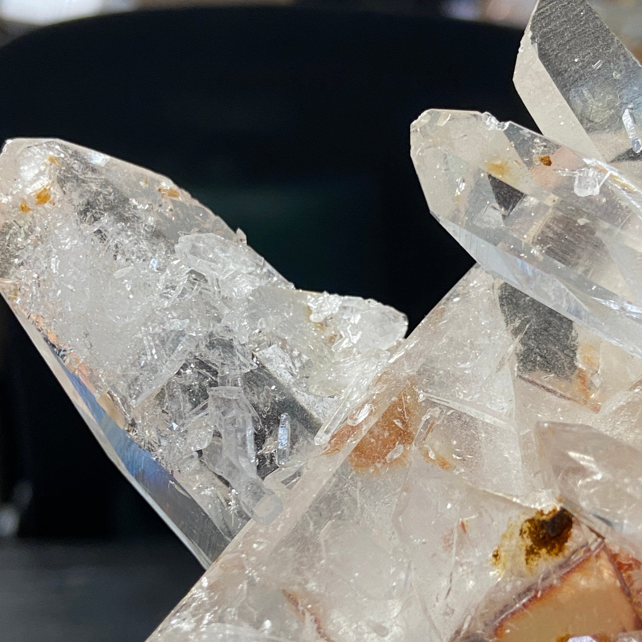 Phoenix Fire Lemurian Quartz Cluster – Penas Blancas, Colombia