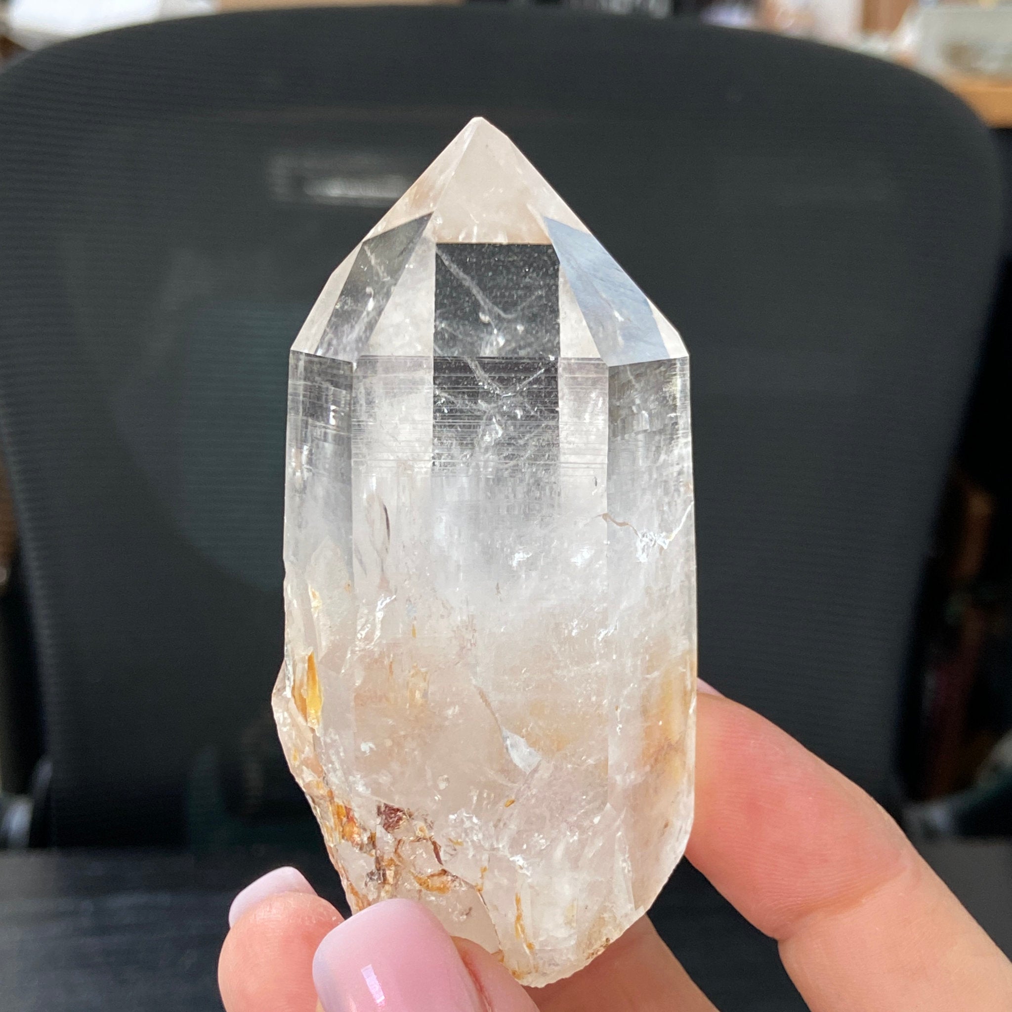 Phoenix Fire Lemurian Quartz Point – Penas Blancas, Colombia