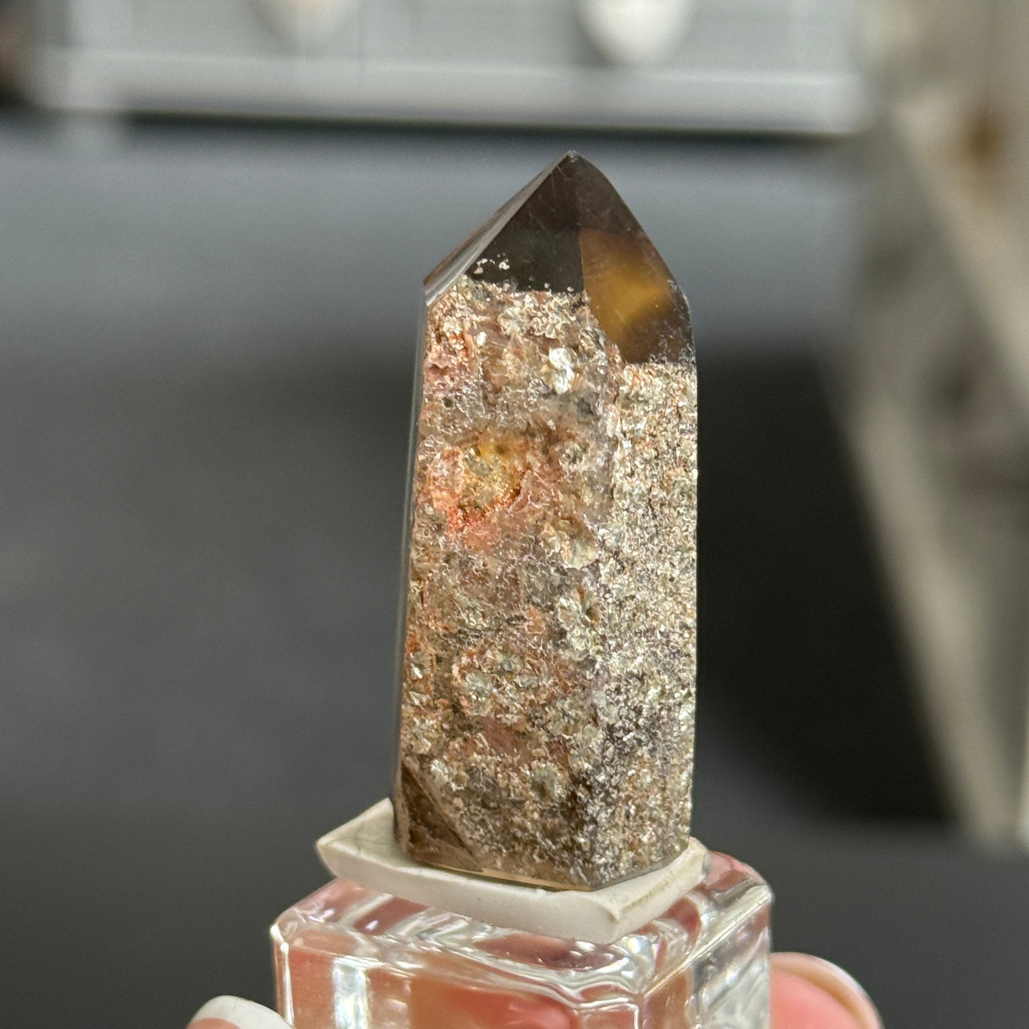 🤎 Smoky Quartz Crystal with Inclusions – Madagascar