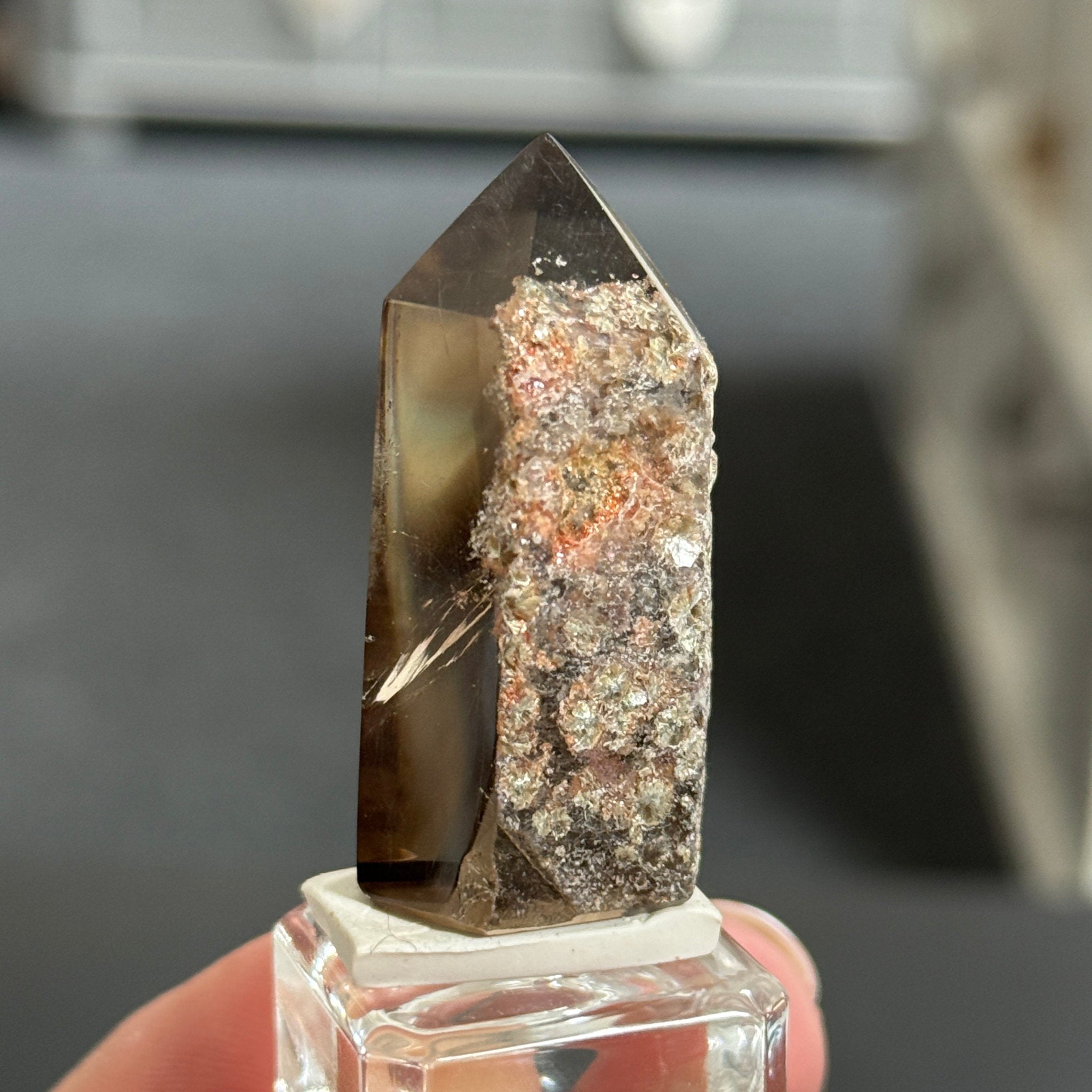 🤎 Smoky Quartz Crystal with Inclusions – Madagascar