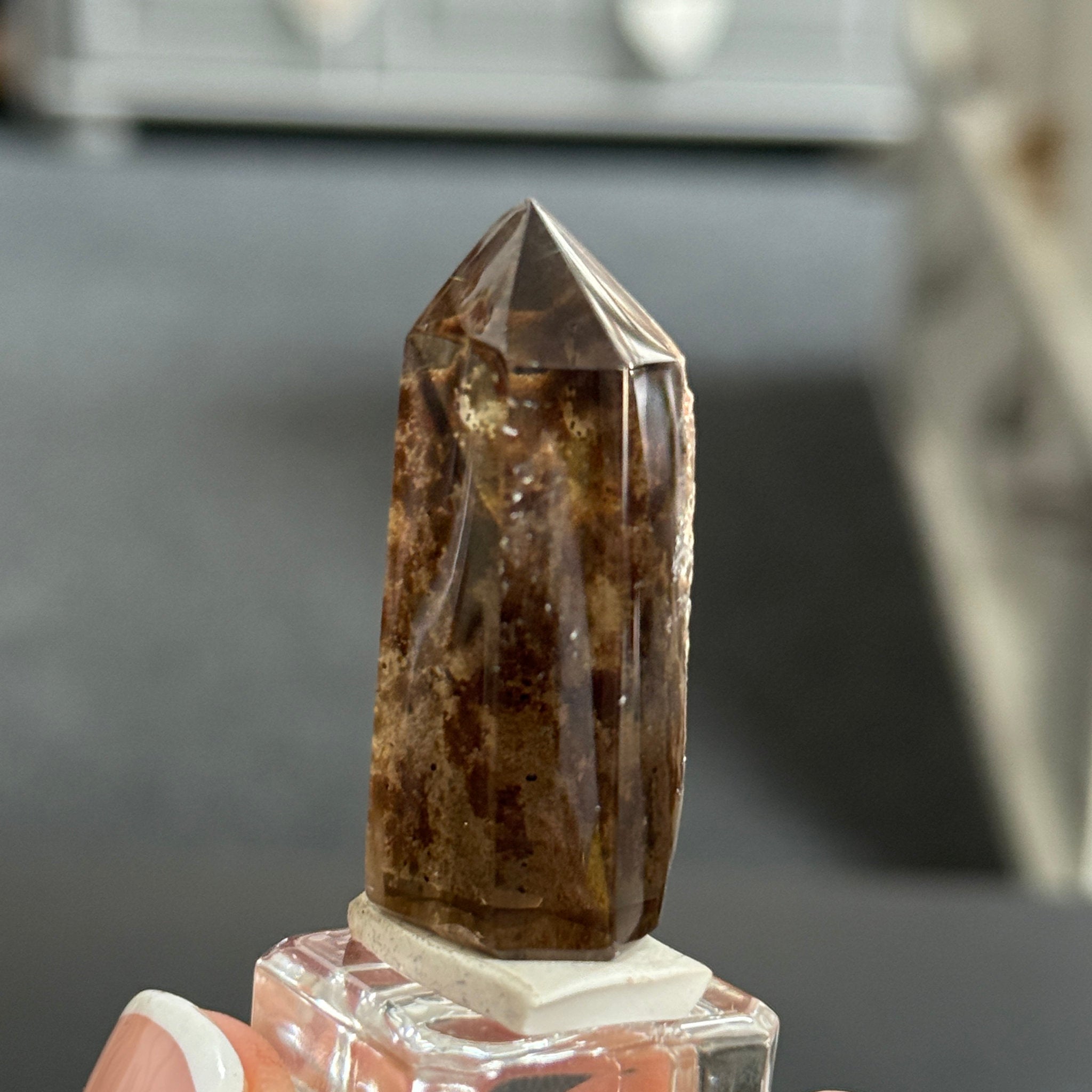 🤎 Smoky Quartz Crystal with Inclusions – Madagascar