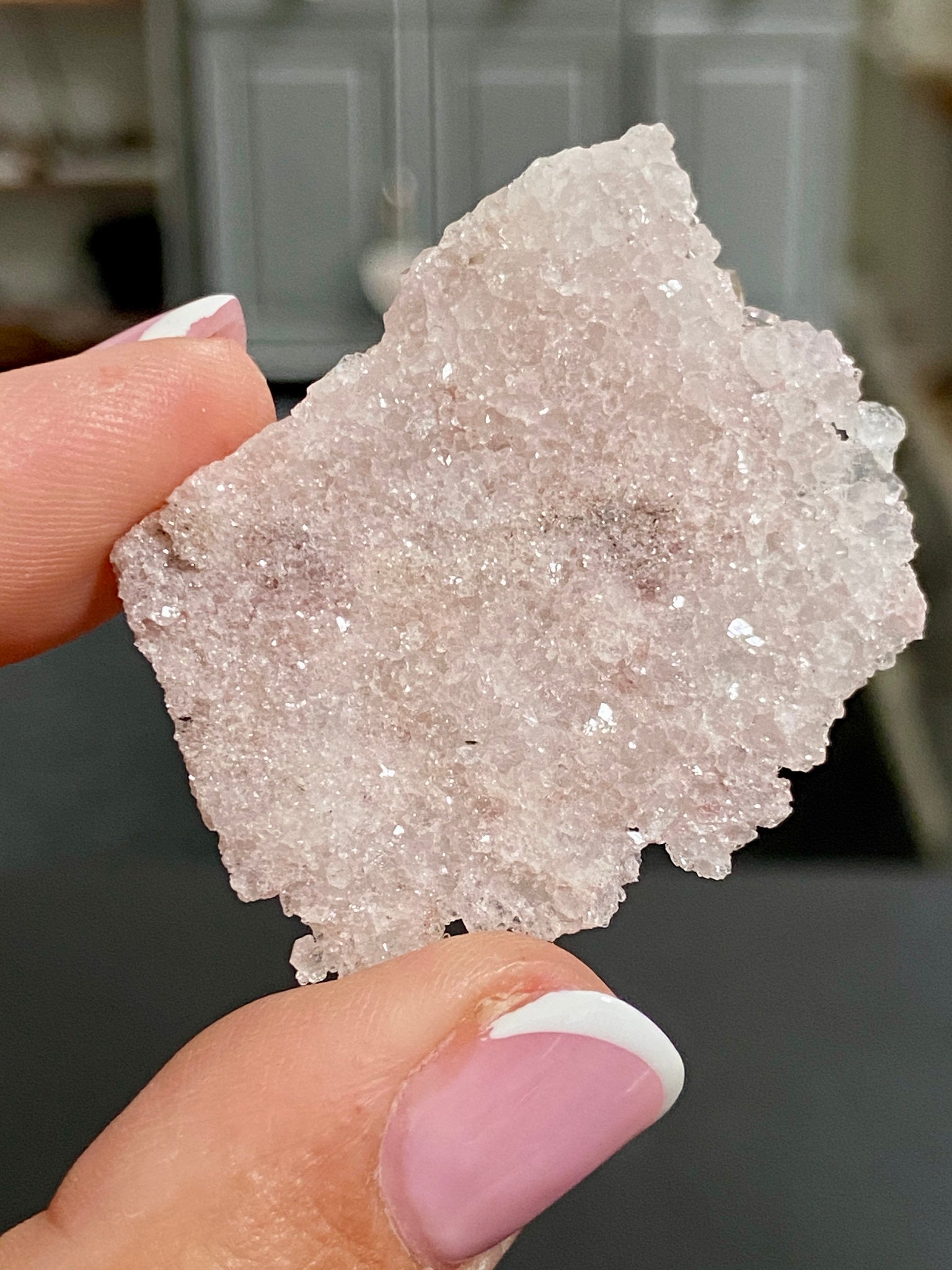 🌸 Sacred Pink Lemurian Quartz Cluster