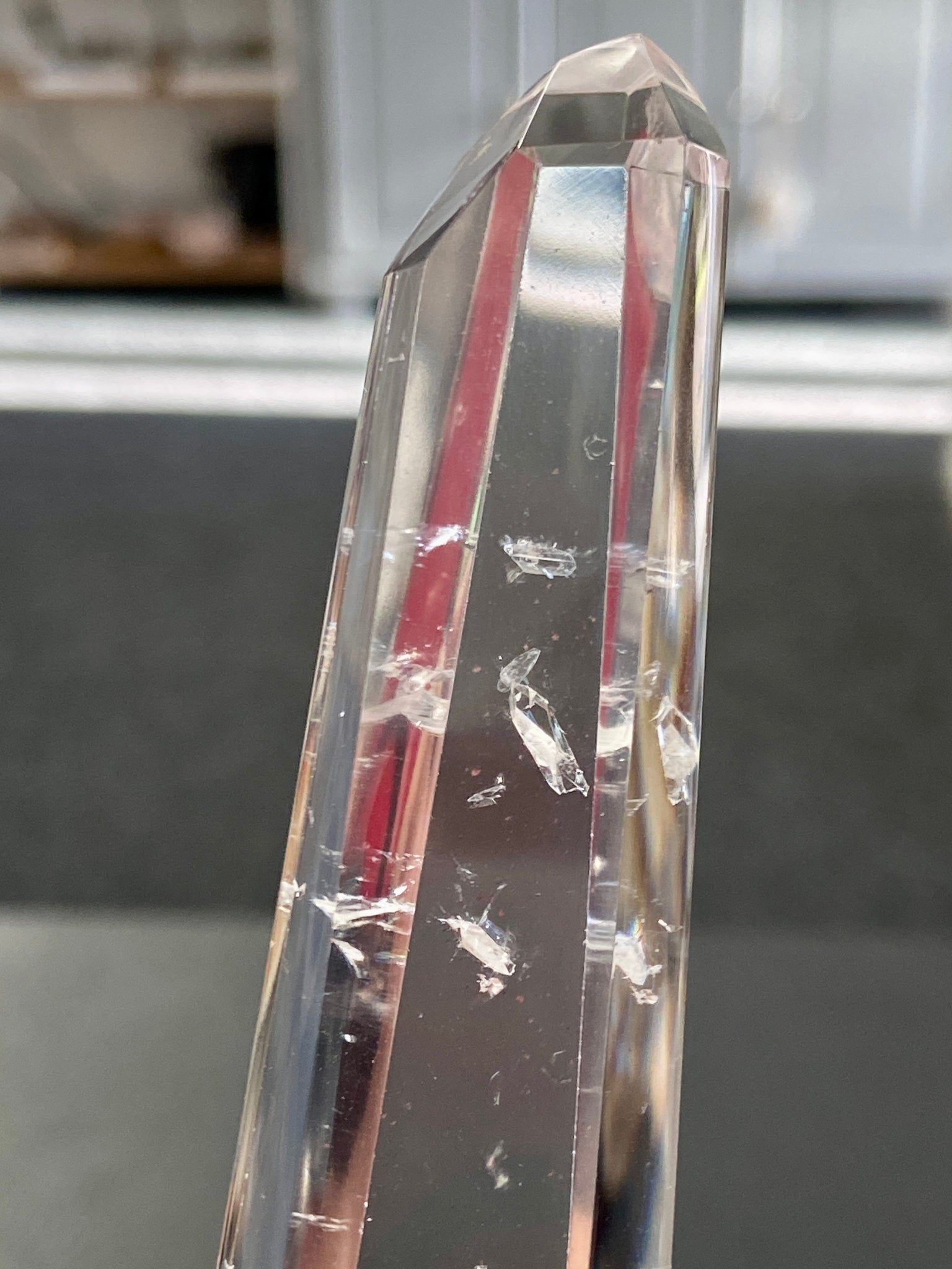 💎 Blue Feathered Manifestation Quartz – Double Terminated