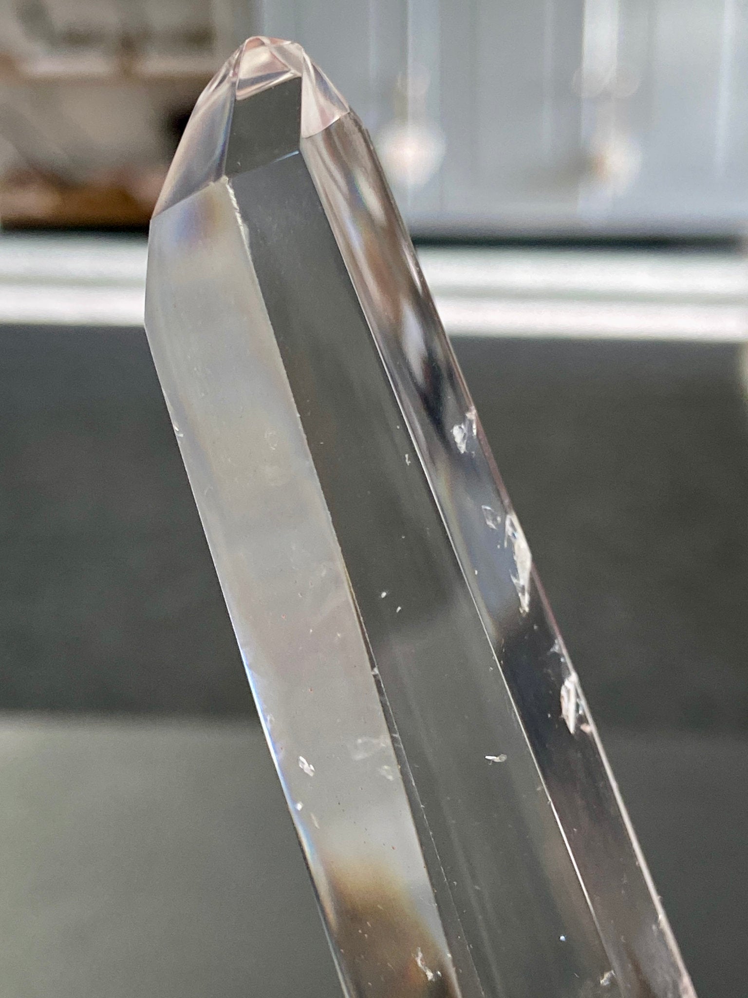 💎 Blue Feathered Manifestation Quartz – Double Terminated