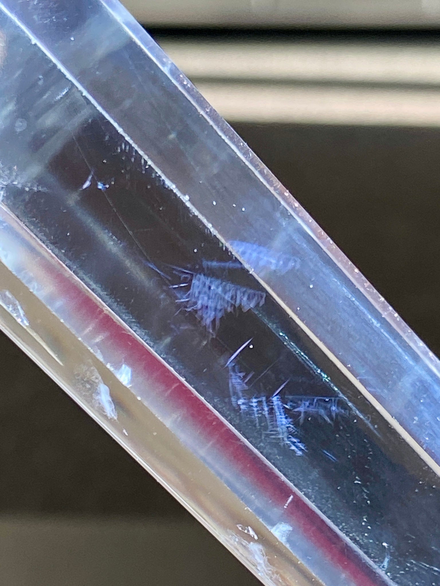 💎 Blue Feathered Manifestation Quartz – Double Terminated