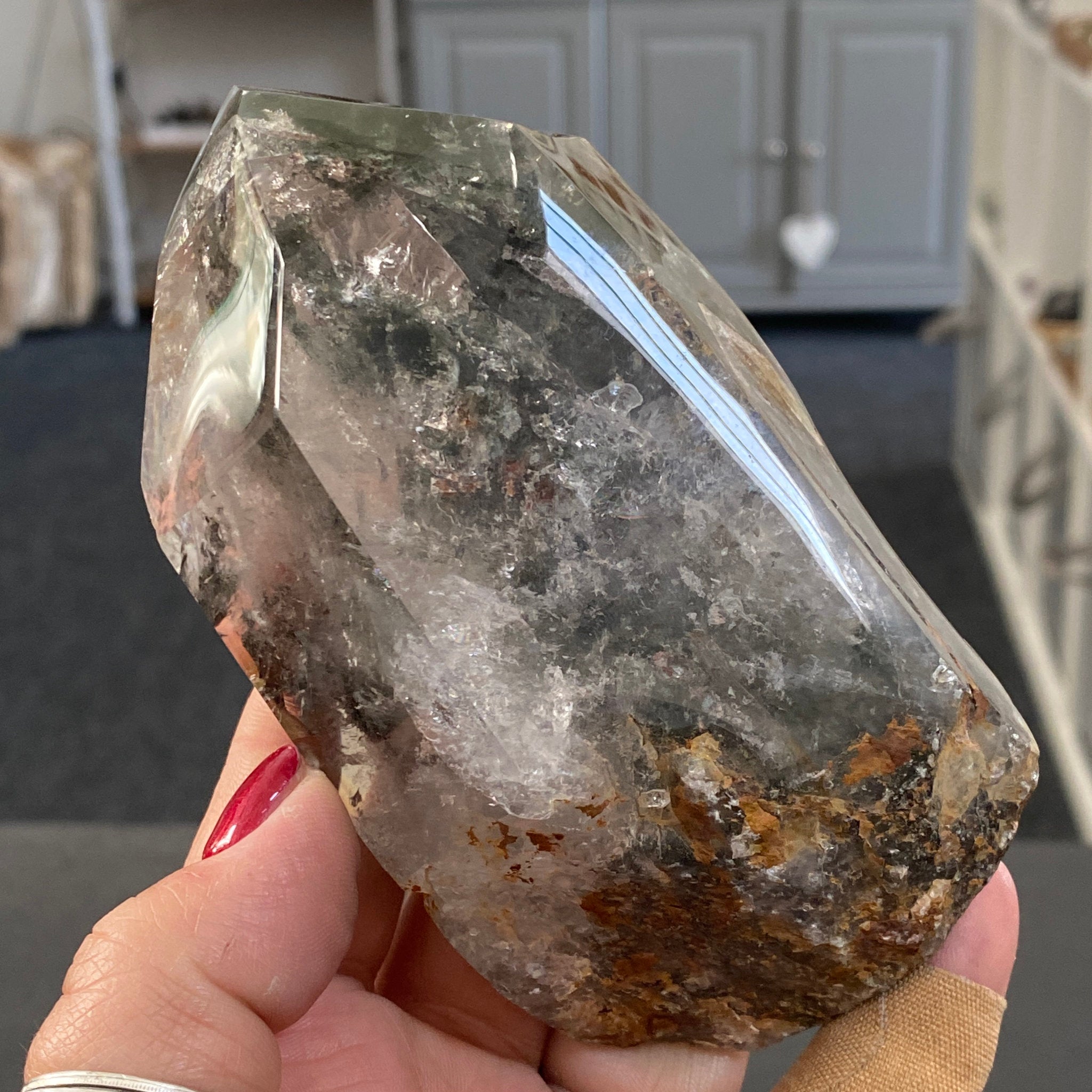 🌿 Shaman Quartz Polished Point