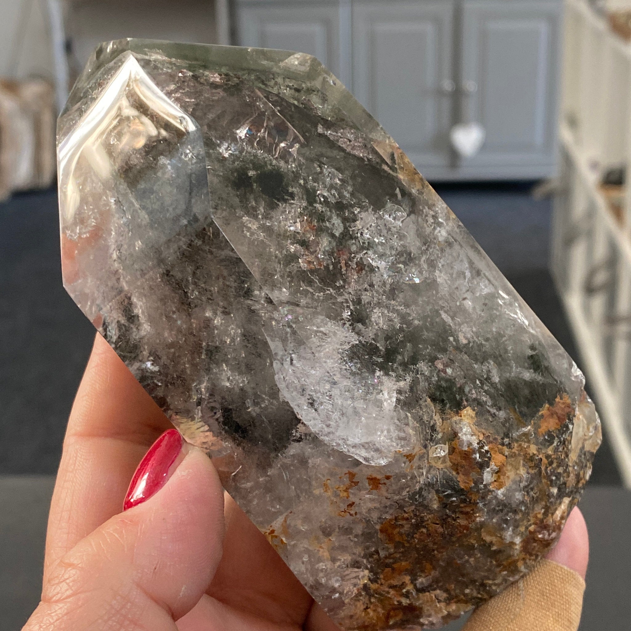 🌿 Shaman Quartz Polished Point