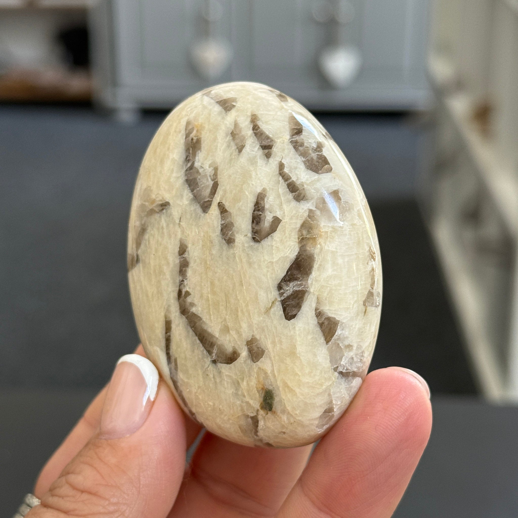 Zebradorite - Graphic Feldspar Palmstone