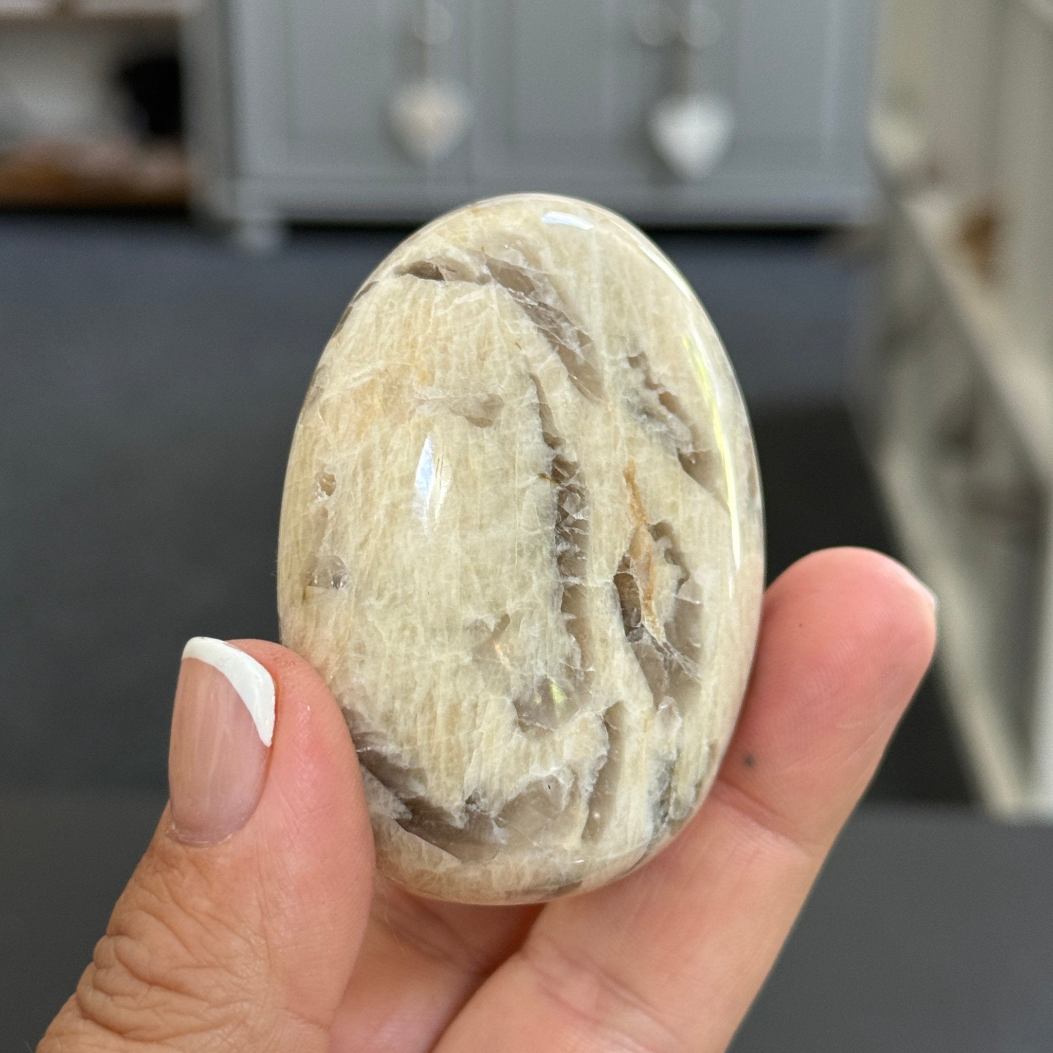 Zebradorite - Graphic Feldspar Palmstone