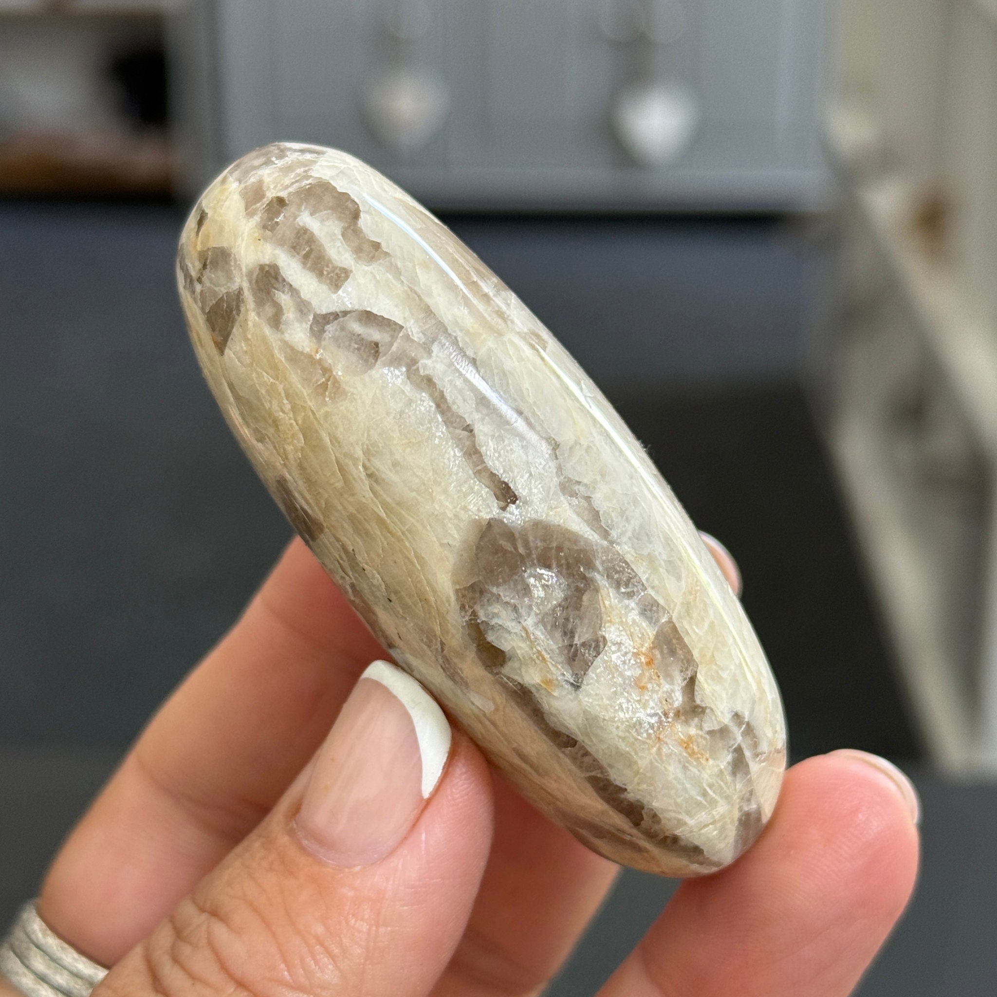 Zebradorite - Graphic Feldspar Palmstone