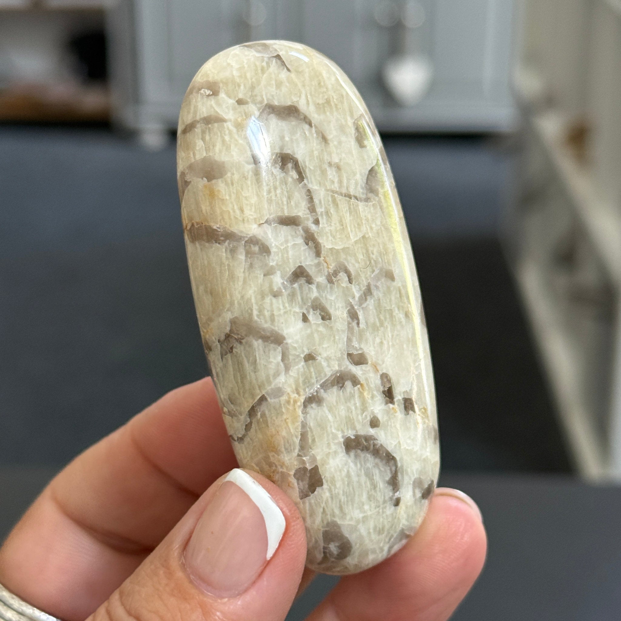 Zebradorite - Graphic Feldspar Palmstone