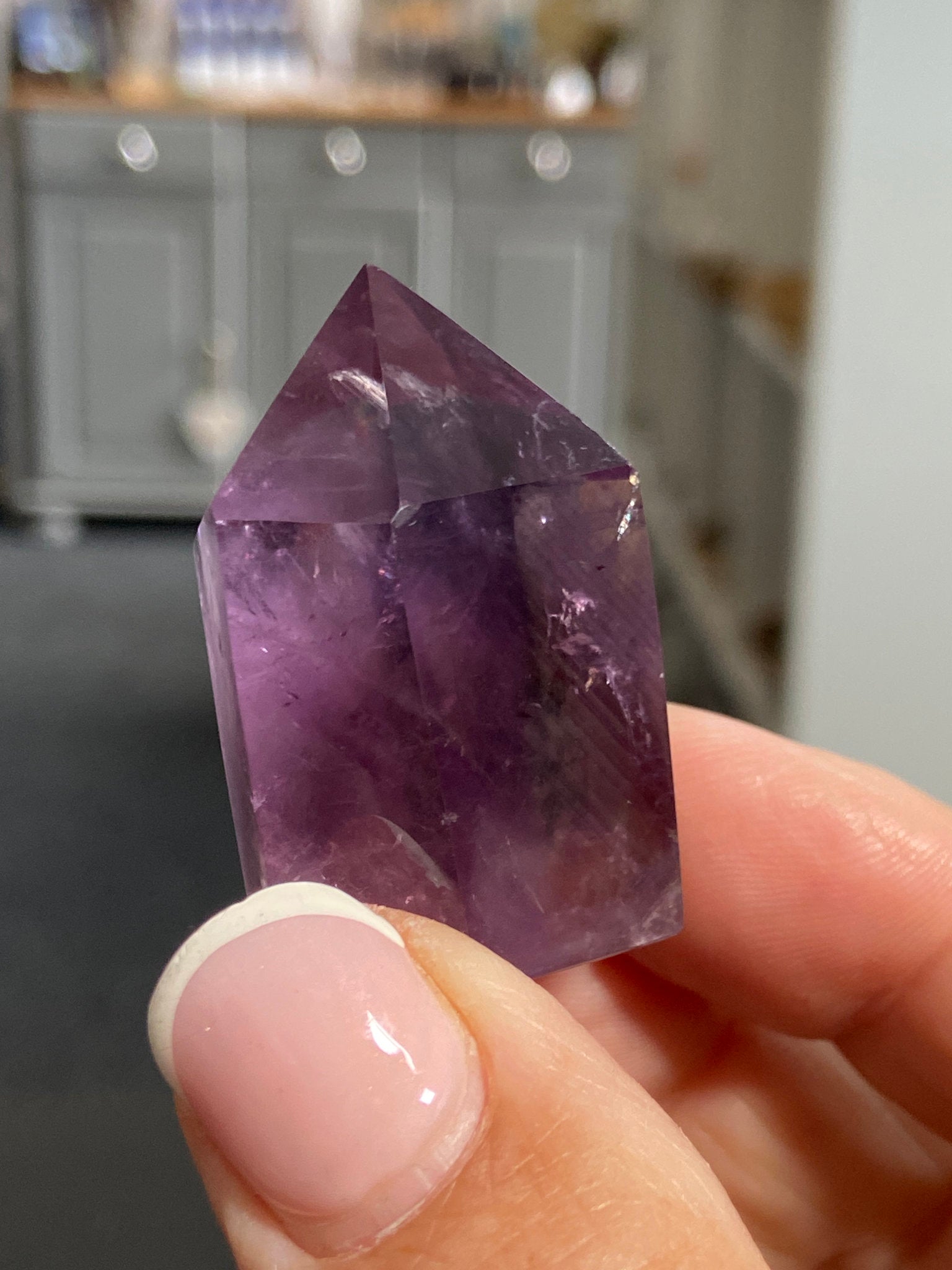 🔮 Smoky Amethyst Phantom Tower – Brazil