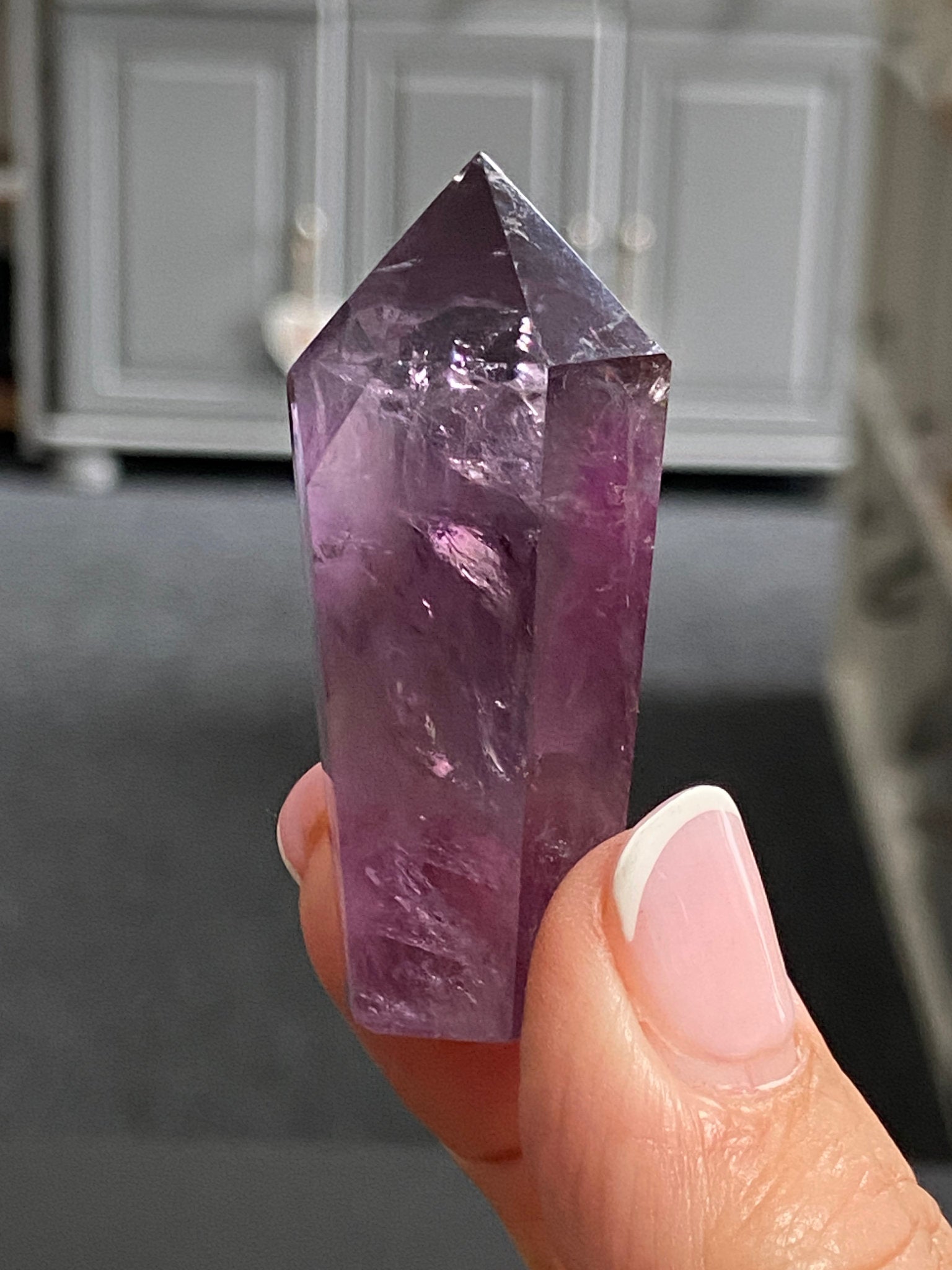 🔮 Smoky Amethyst Phantom Tower – Brazil