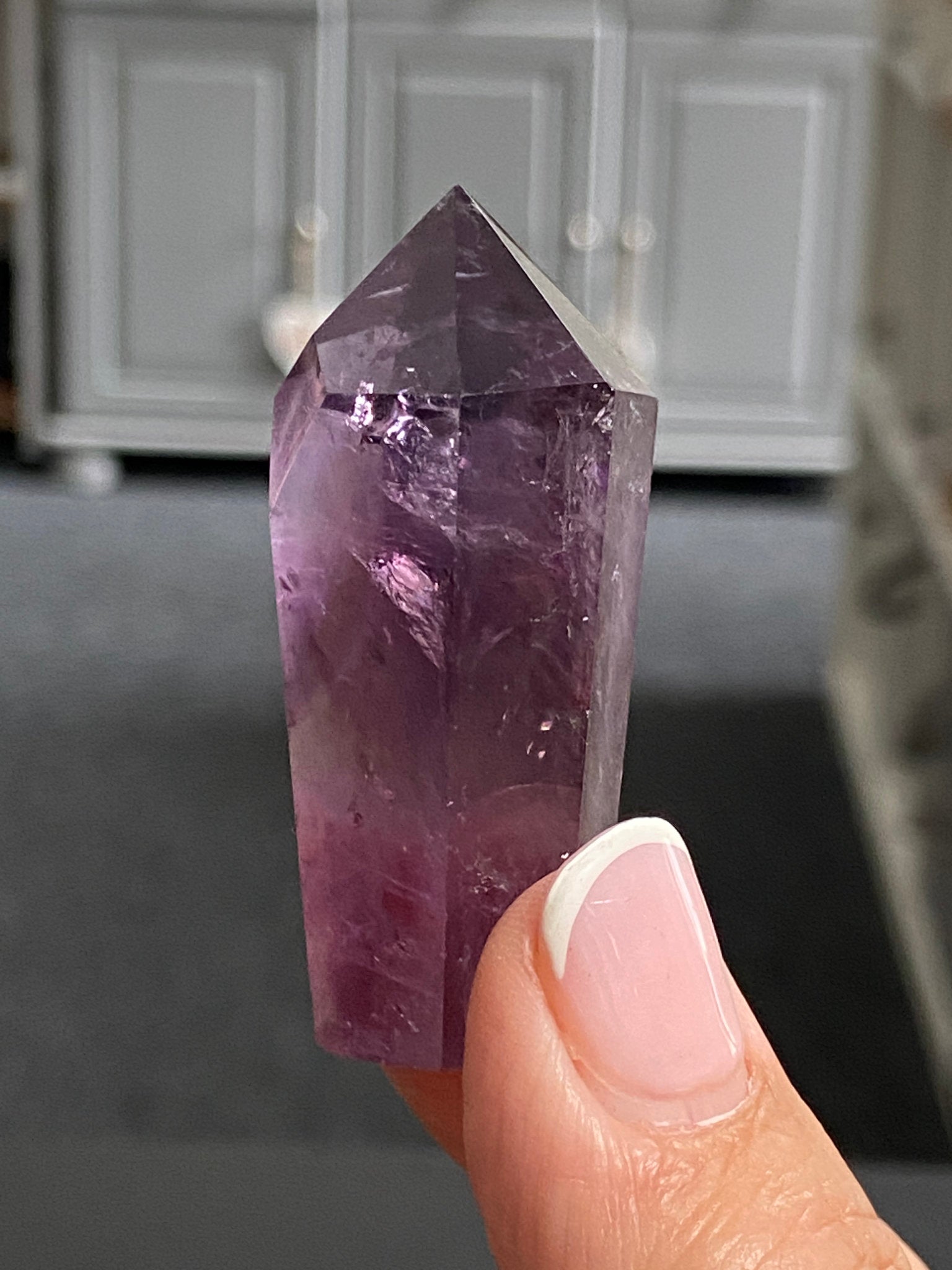 🔮 Smoky Amethyst Phantom Tower – Brazil