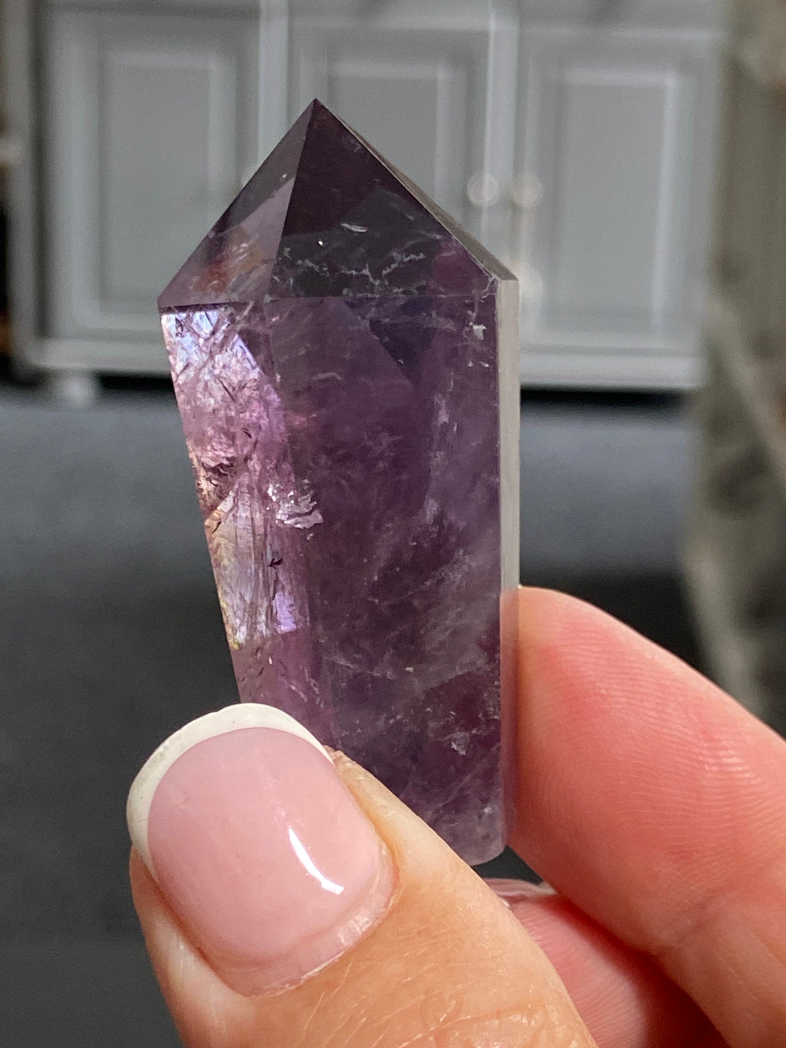 🔮 Smoky Amethyst Phantom Tower – Brazil