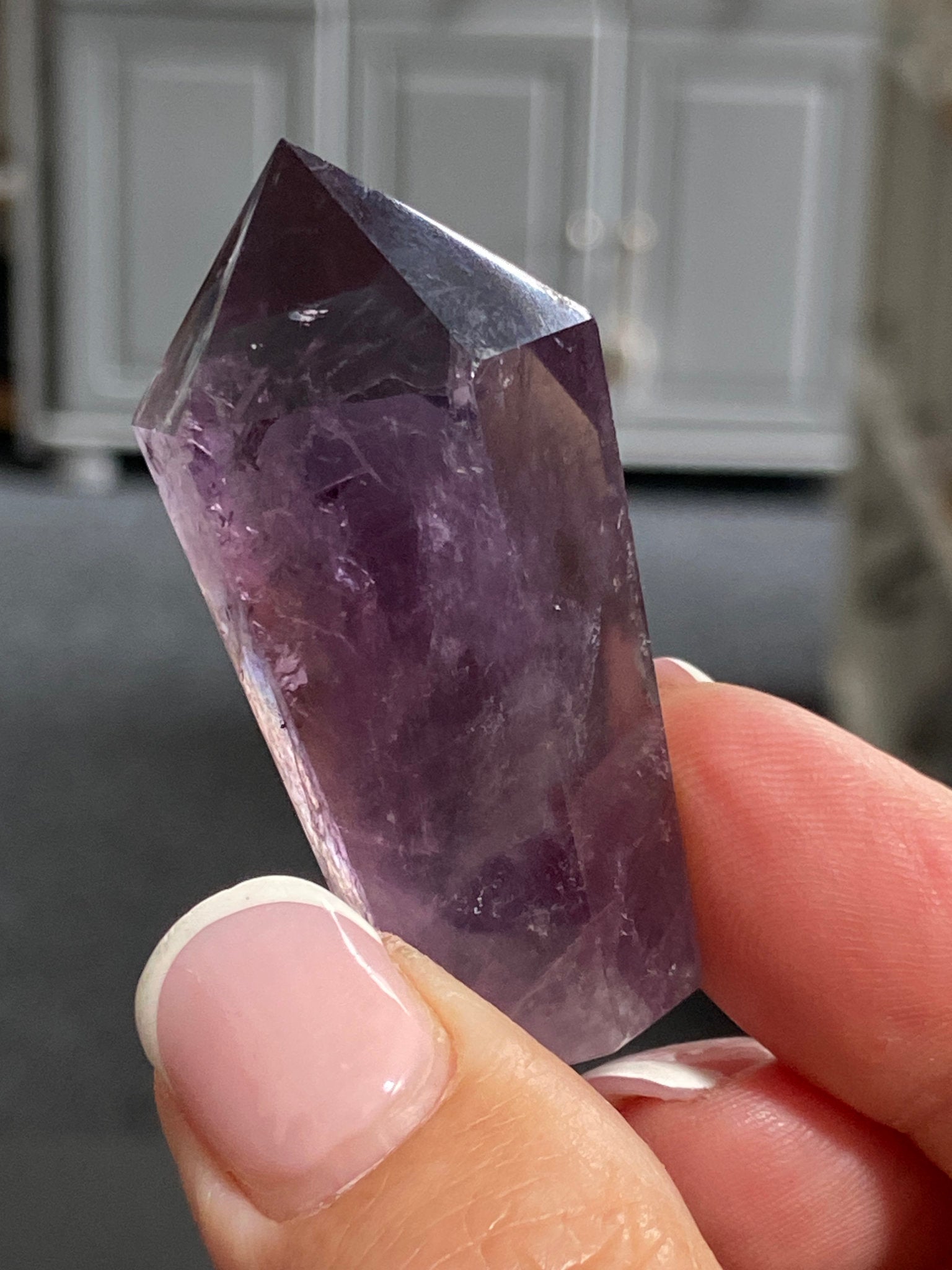 🔮 Smoky Amethyst Phantom Tower – Brazil