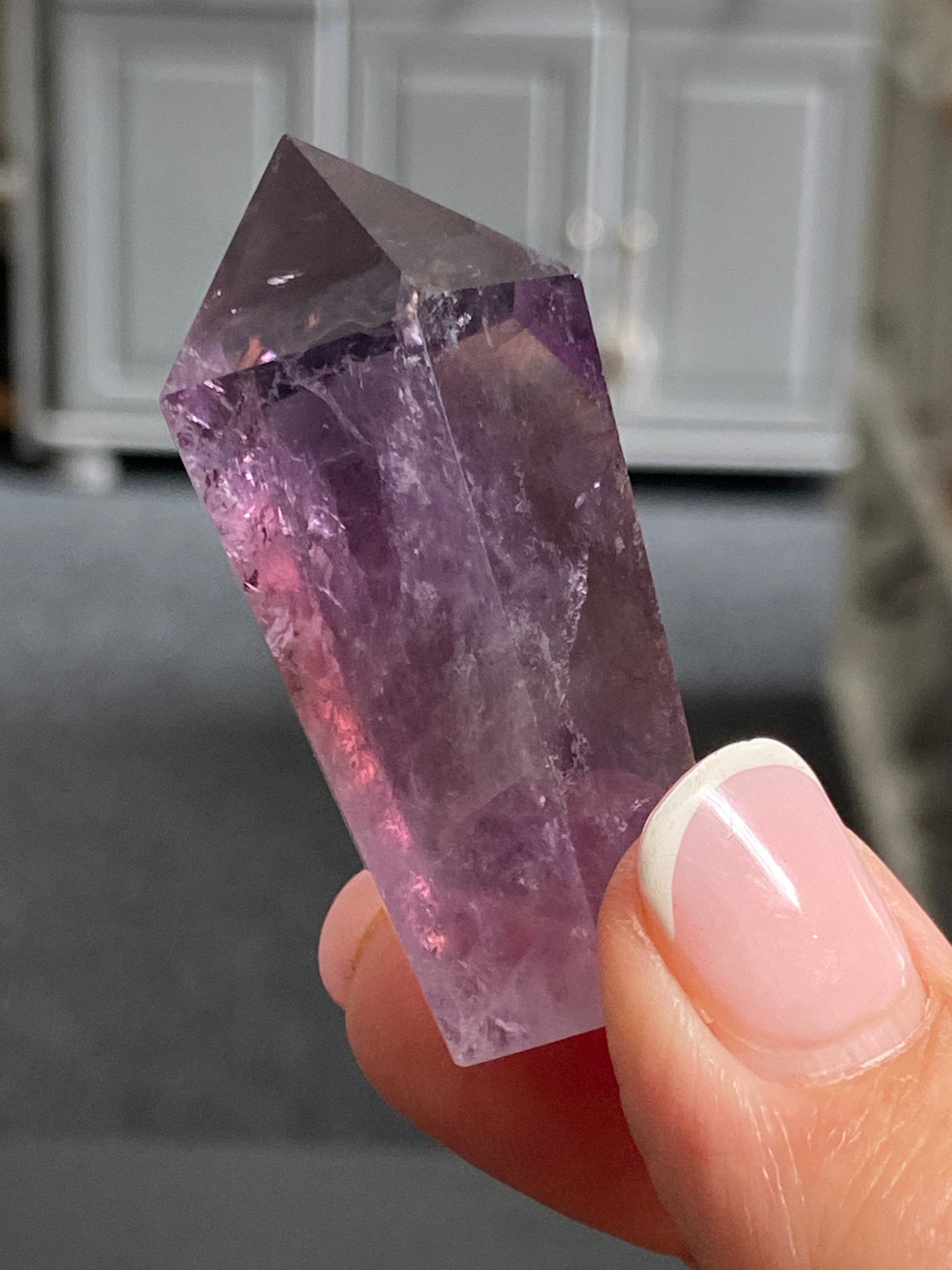 🔮 Smoky Amethyst Phantom Tower – Brazil