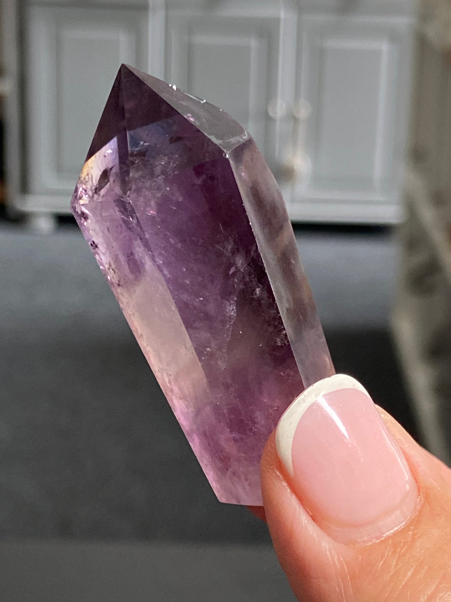 🔮 Smoky Amethyst Phantom Tower – Brazil
