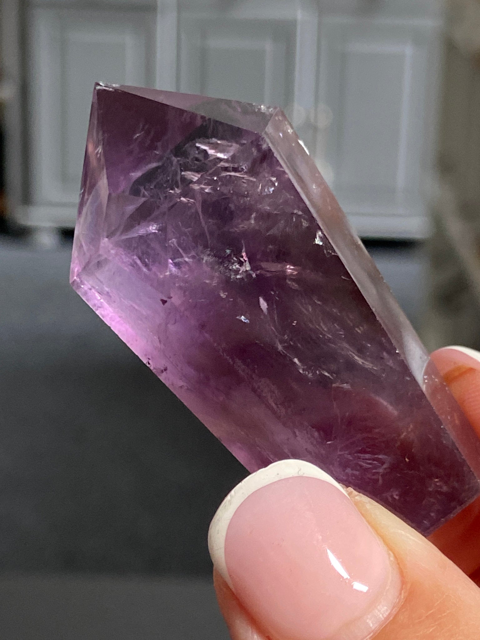 🔮 Smoky Amethyst Phantom Tower – Brazil