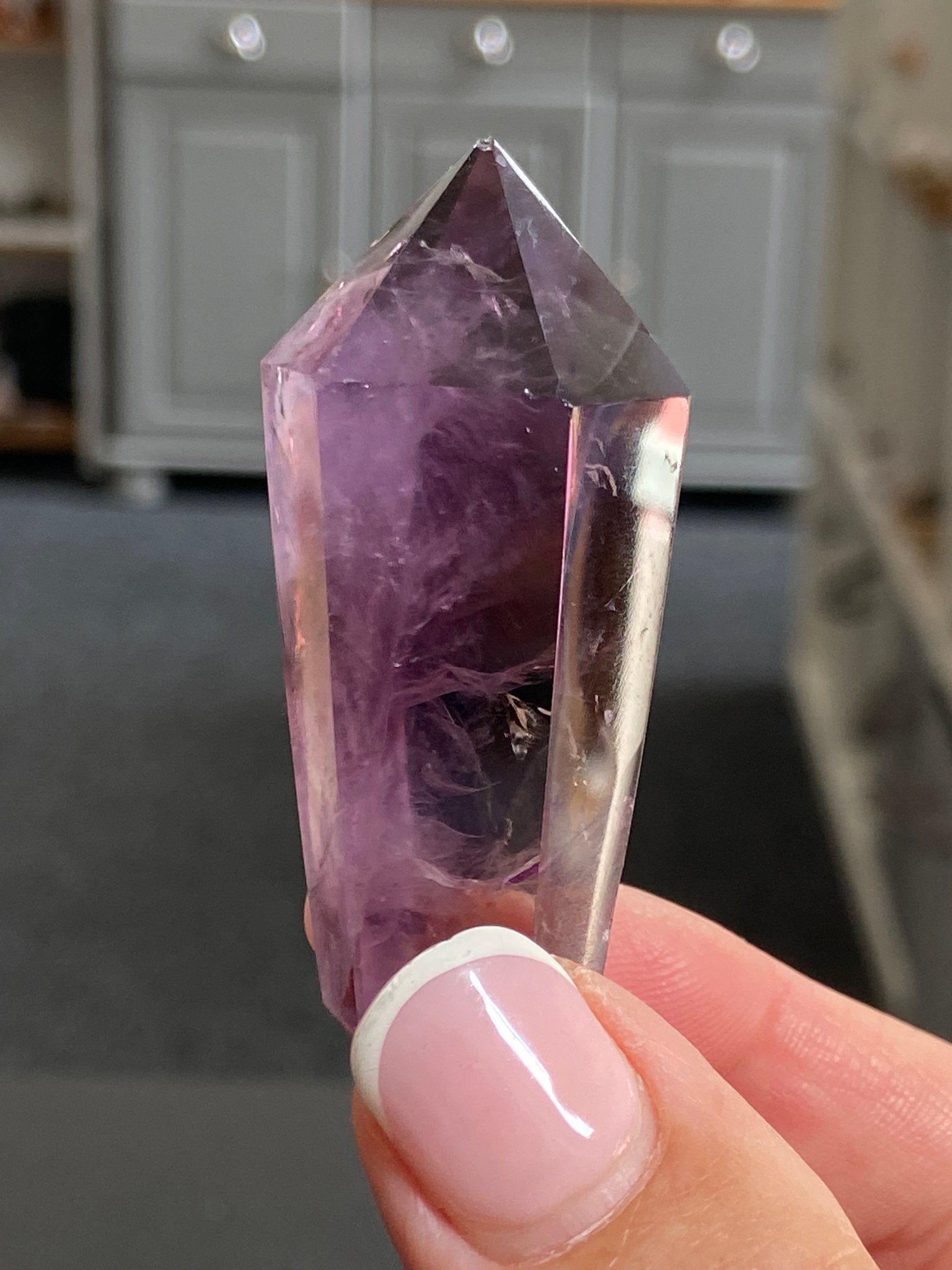 🔮 Smoky Amethyst Phantom Tower – Brazil