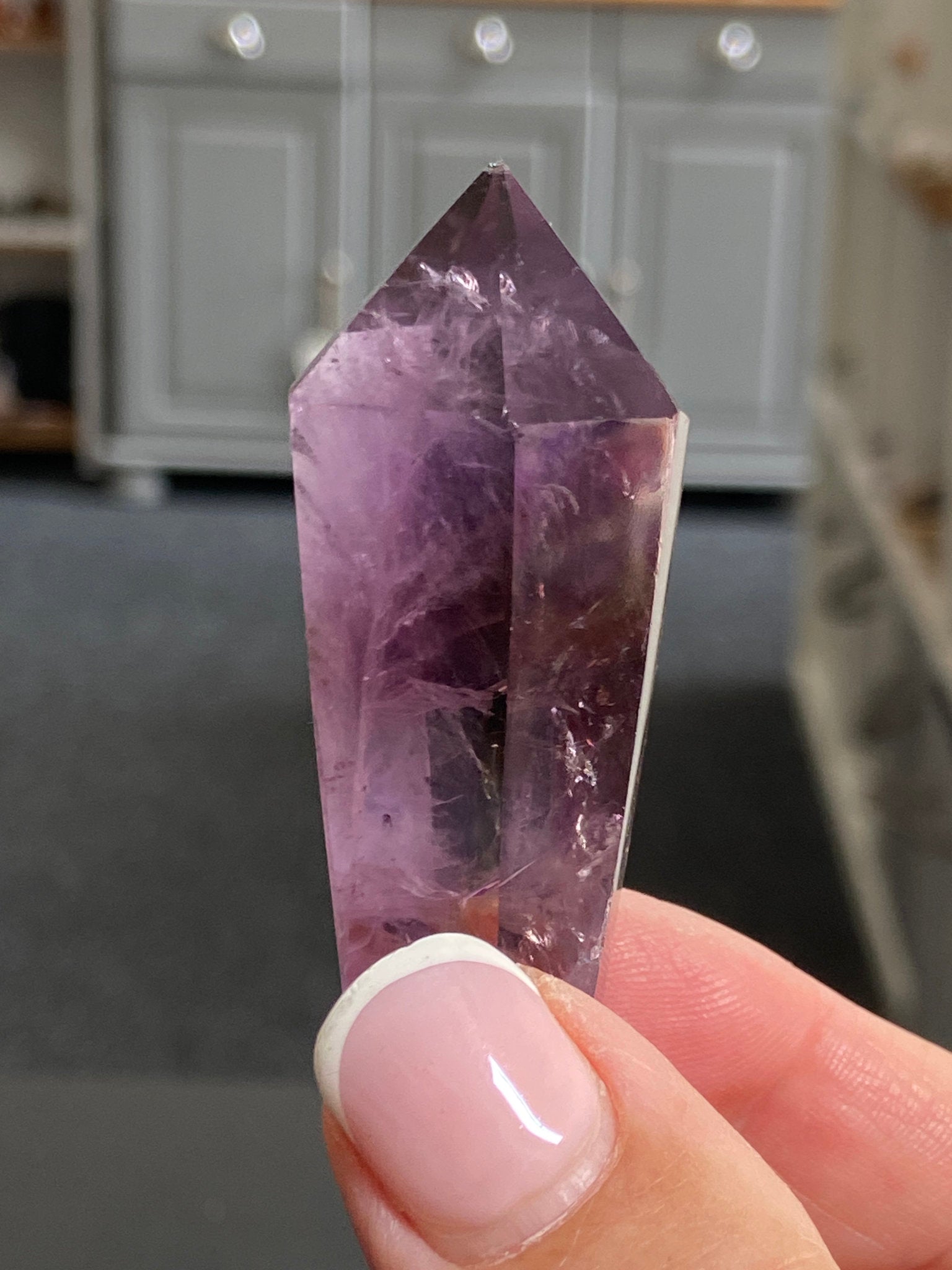 🔮 Smoky Amethyst Phantom Tower – Brazil
