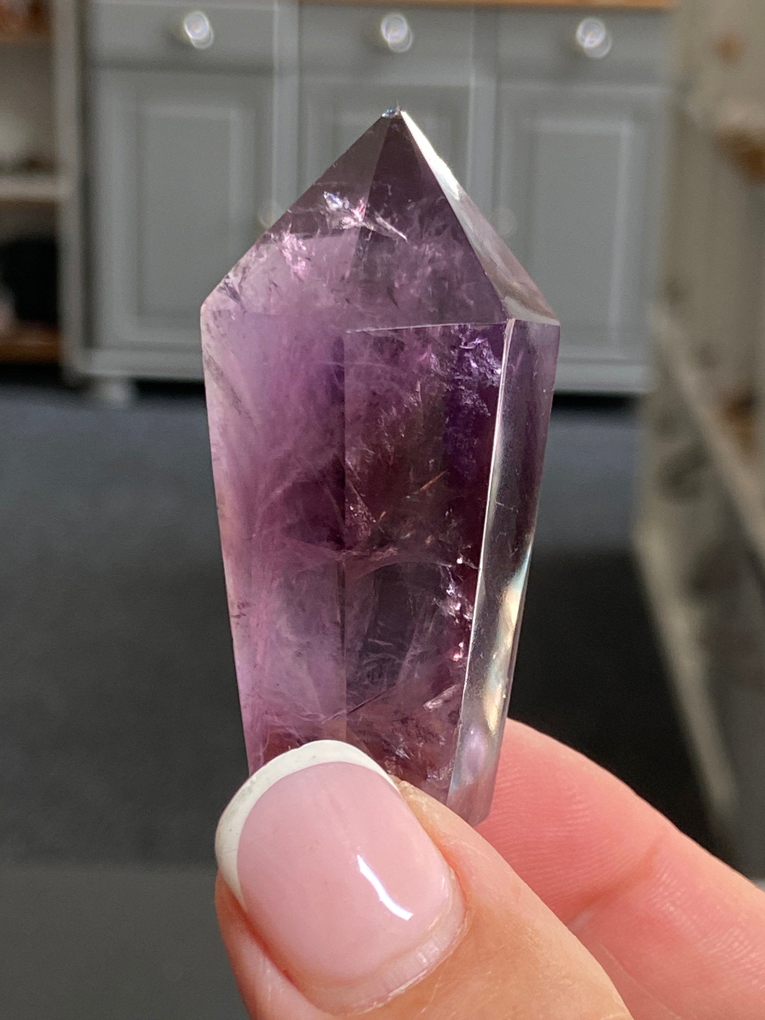🔮 Smoky Amethyst Phantom Tower – Brazil